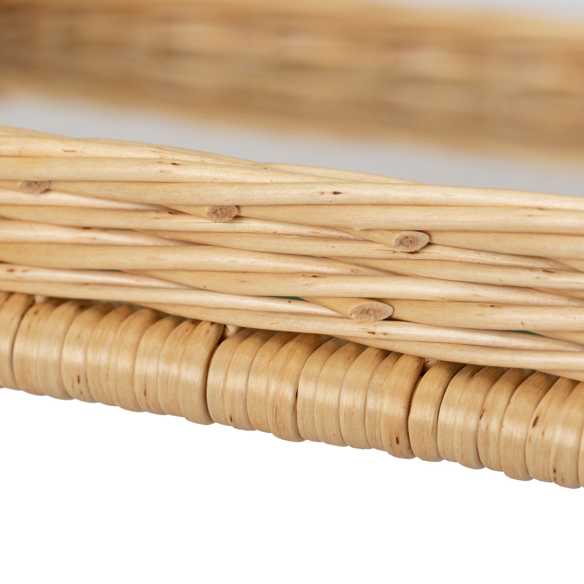 HERMES OSERAIR WICKER TRAY FAUVE BRIDLE LEATHER - On Repeat