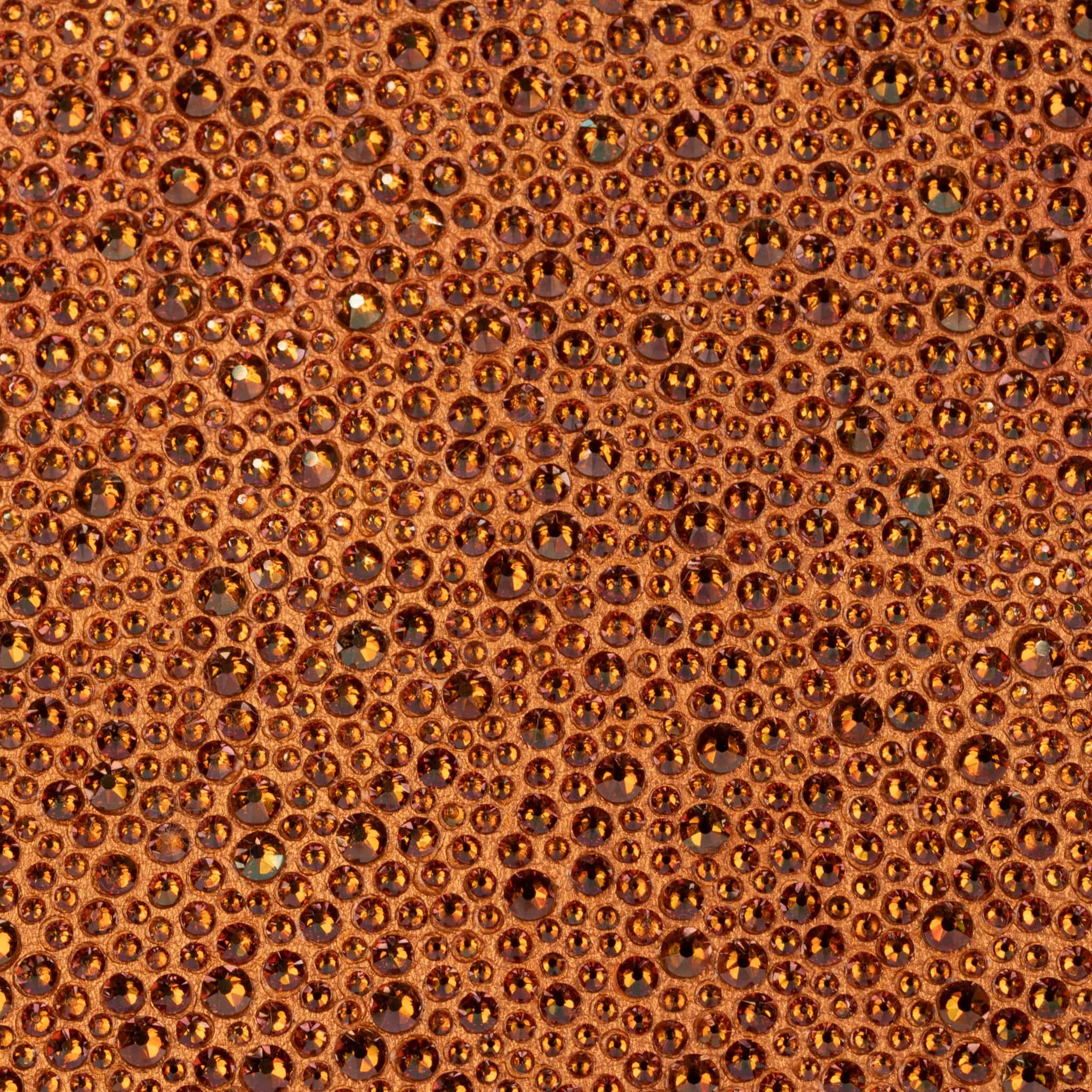 HERMES VINTAGE KELLY 20CM - REIMAGINED - METALLIC COPPER & SWAROVSKI CRYSTALS GOLD HARDWARE - On Repeat