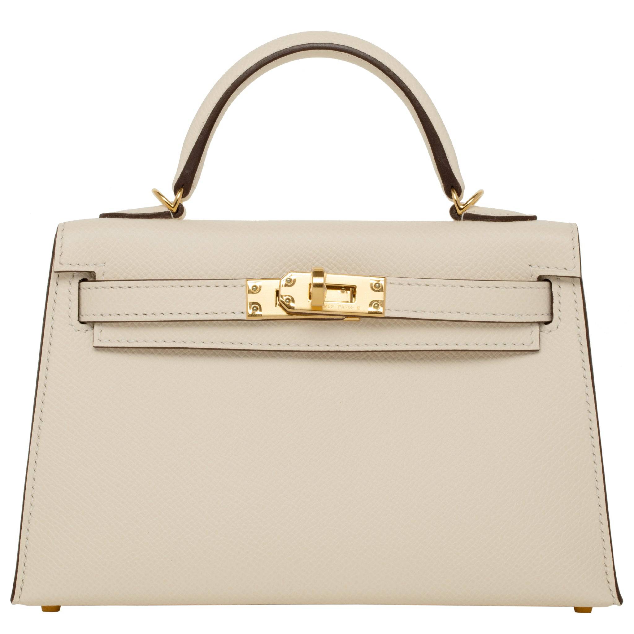 HERMES MINI KELLY II NATA EPSOM LEATHER GOLD HARDWARE - On Repeat