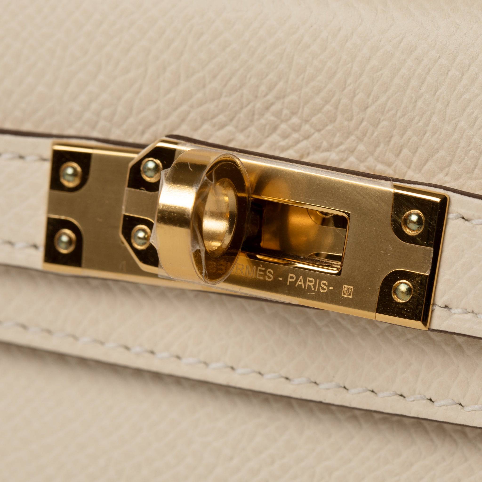 HERMES MINI KELLY II NATA EPSOM LEATHER GOLD HARDWARE - On Repeat