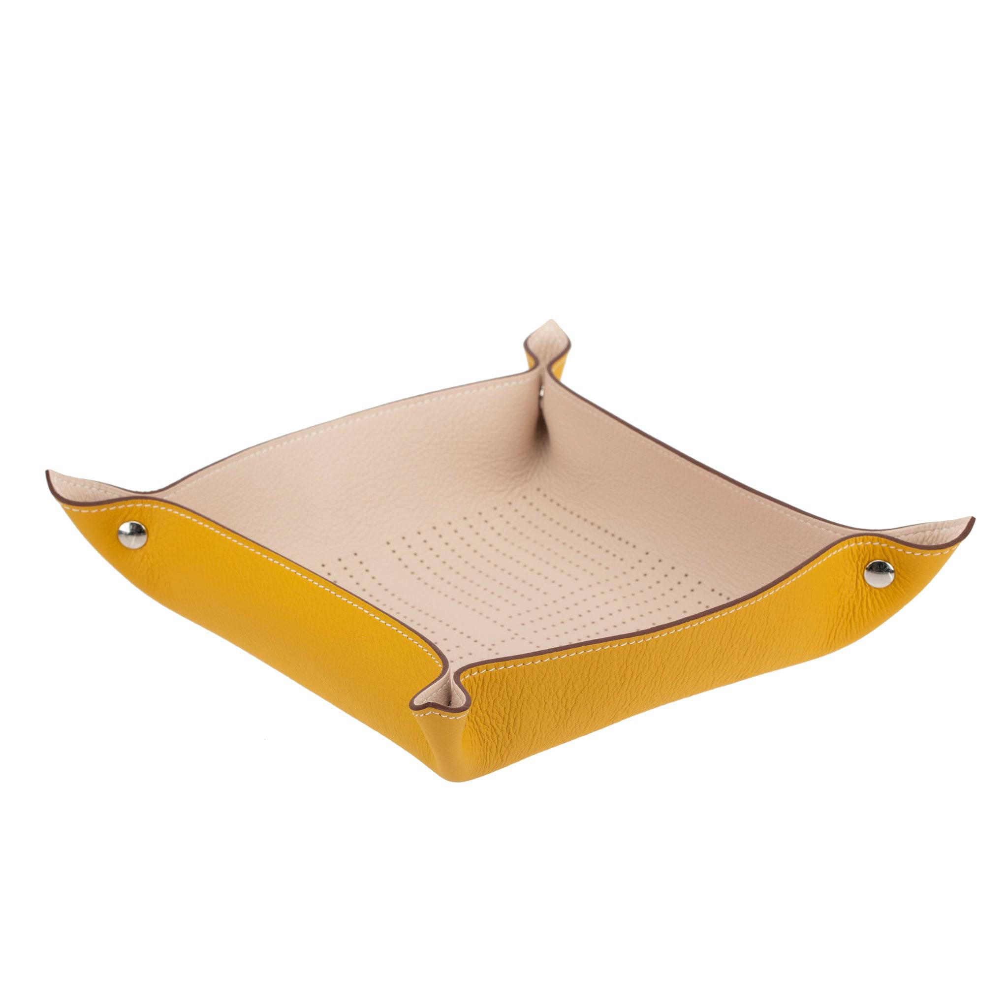 HERMES VIDE POCHES MISES ET RELANCES CARRE D'H ROSE POUDRE & SAFRAN - On Repeat