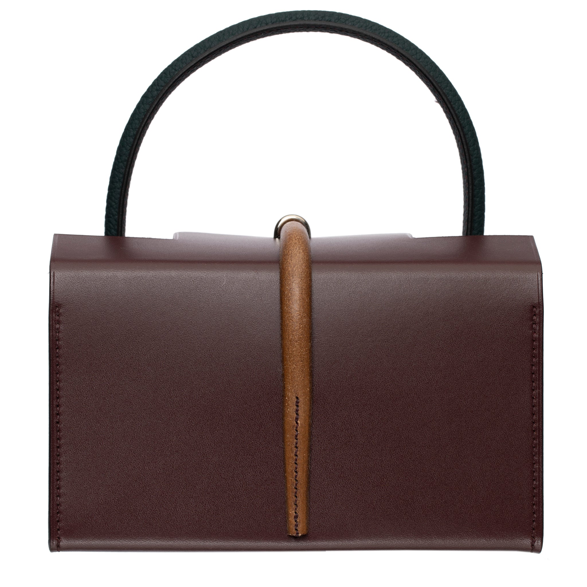 HERMES PETIT H LIMITED EDITION HANDBAG BORDEAUX, EMERALD, ROUGE H & GREEN PALLADIUM HARDWARE - On Repeat