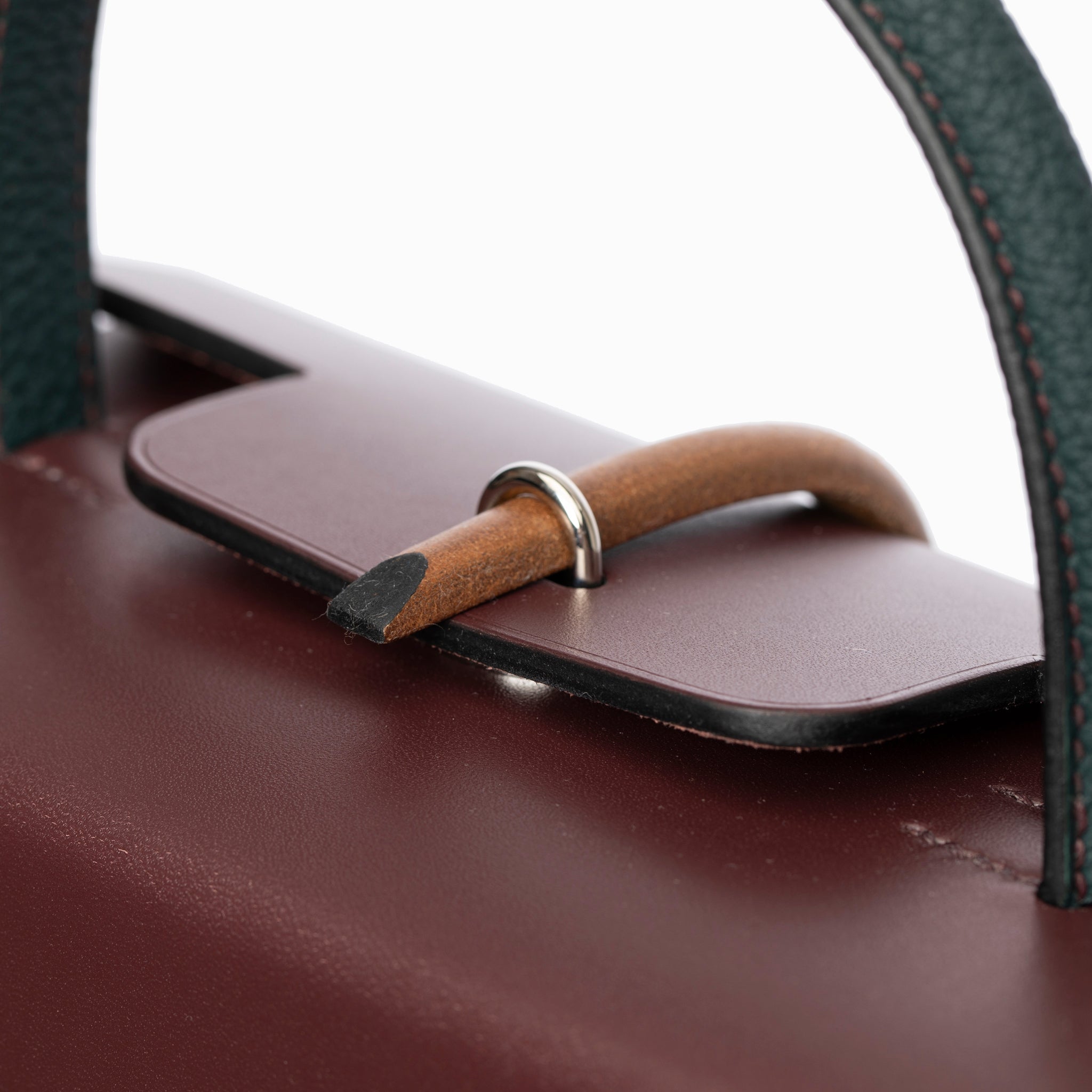 HERMES PETIT H LIMITED EDITION HANDBAG BORDEAUX, EMERALD, ROUGE H & GREEN PALLADIUM HARDWARE - On Repeat