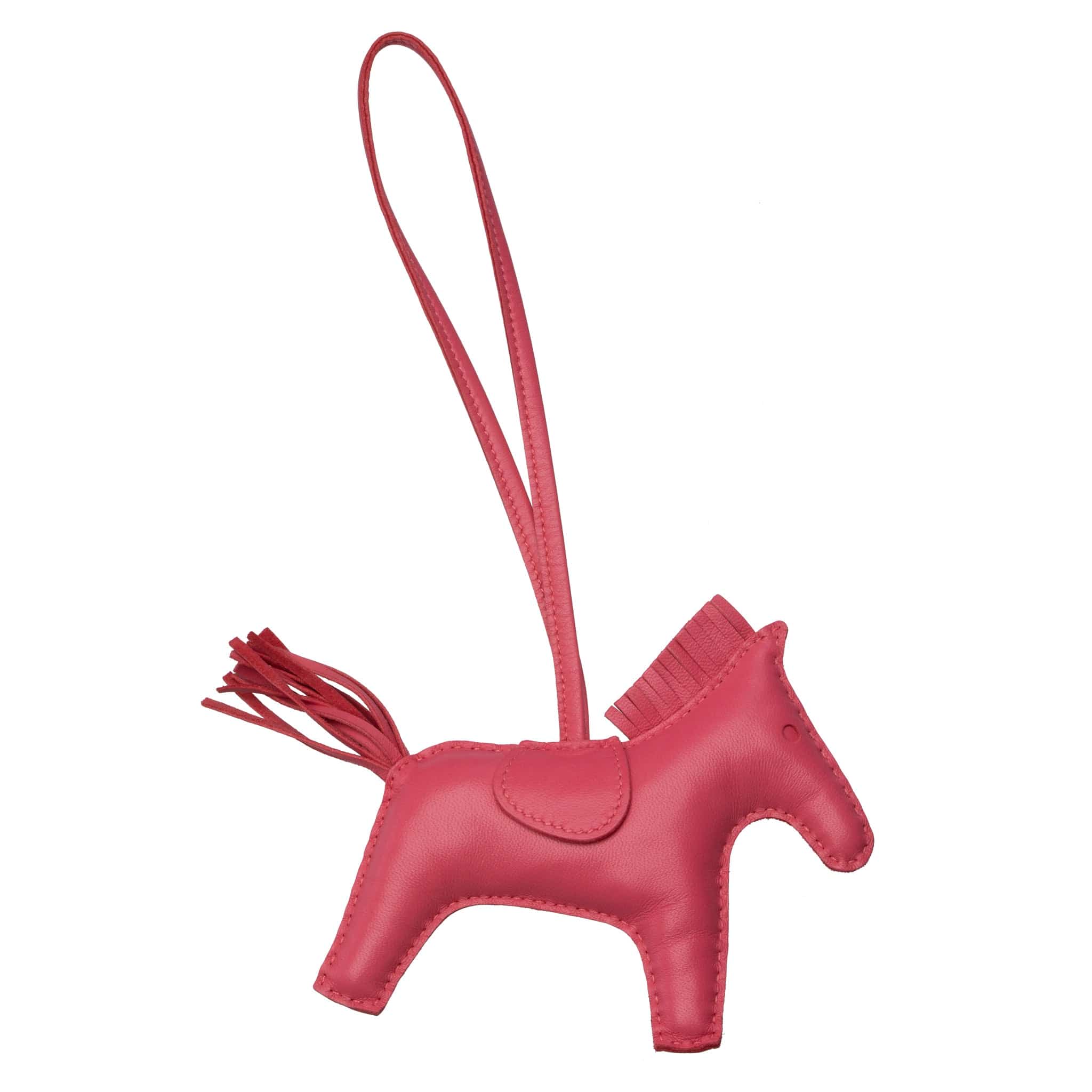 HERMES RODEO BAG CHARM MM ROSE AZALEE - On Repeat