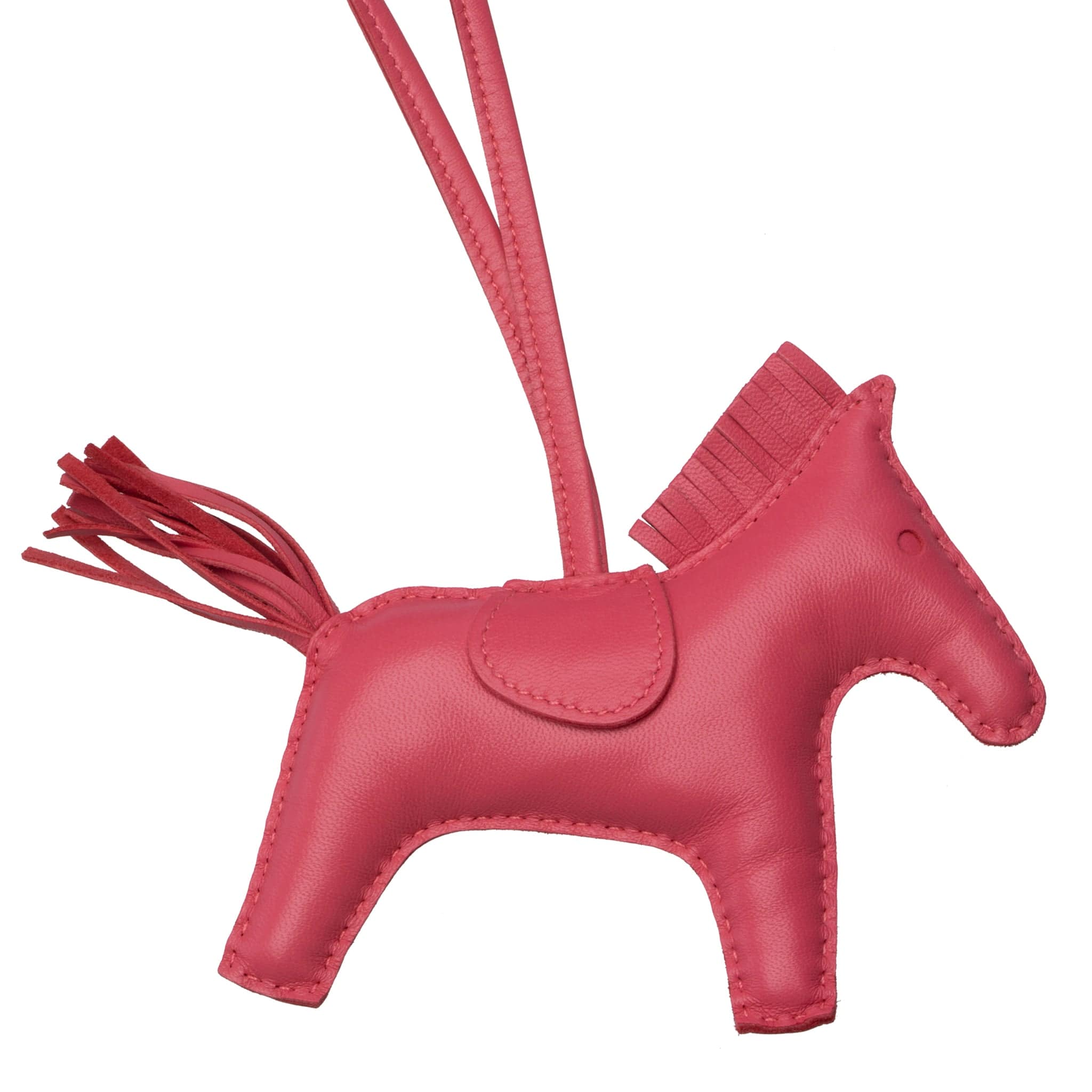 HERMES RODEO BAG CHARM MM ROSE AZALEE - On Repeat