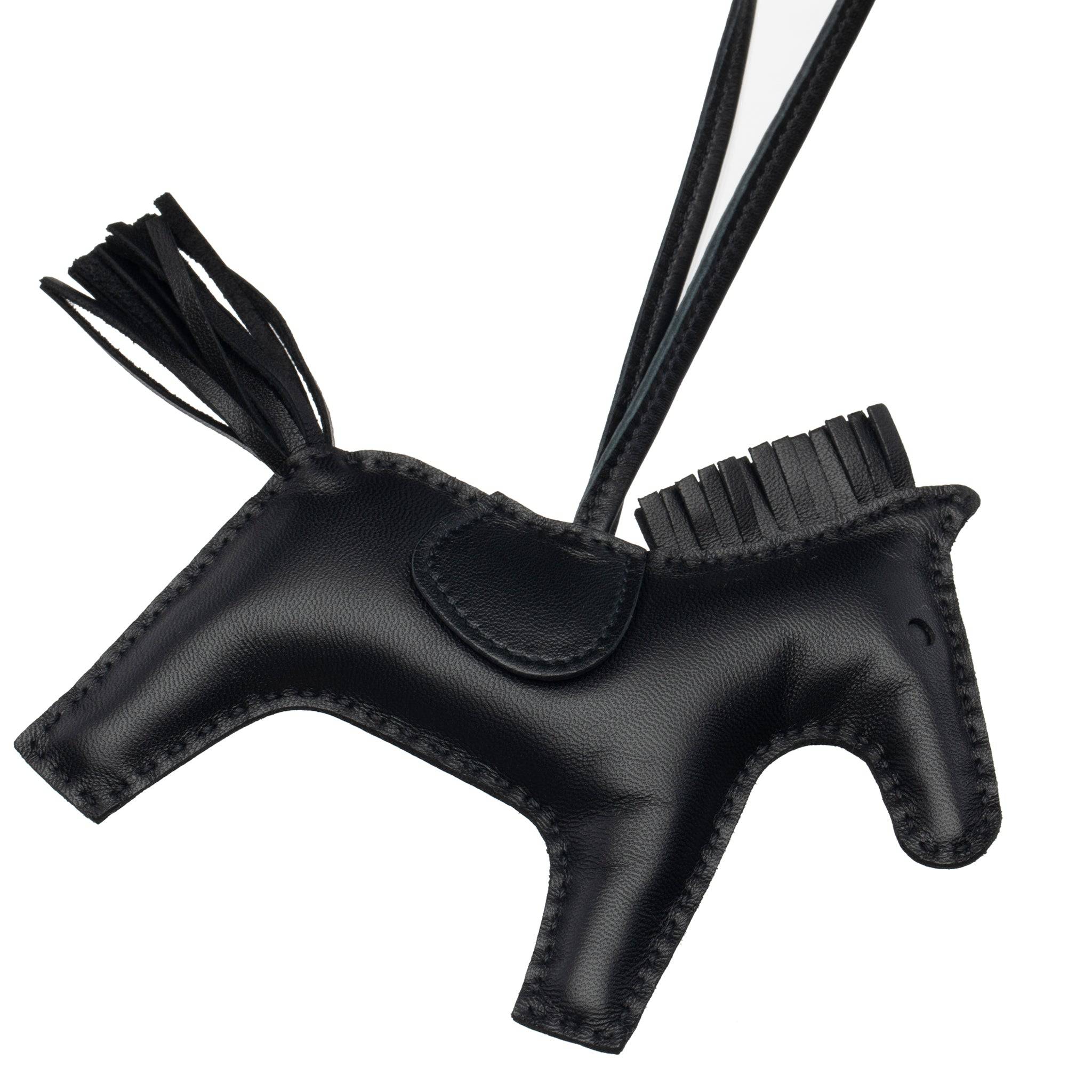 HERMES RODEO BAG CHARM MM SO BLACK - On Repeat