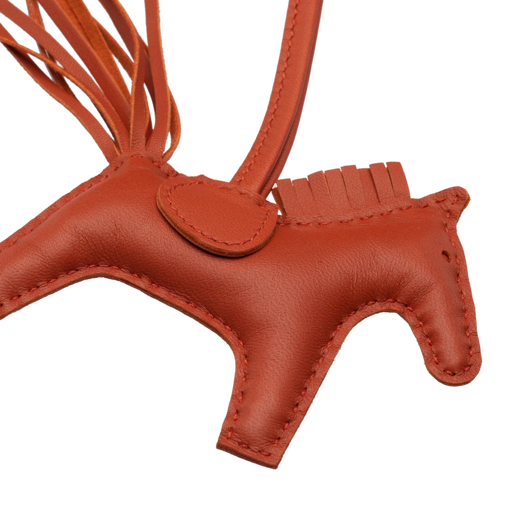 HERMES RODEO BAG CHARM PM CORNALINE - On Repeat