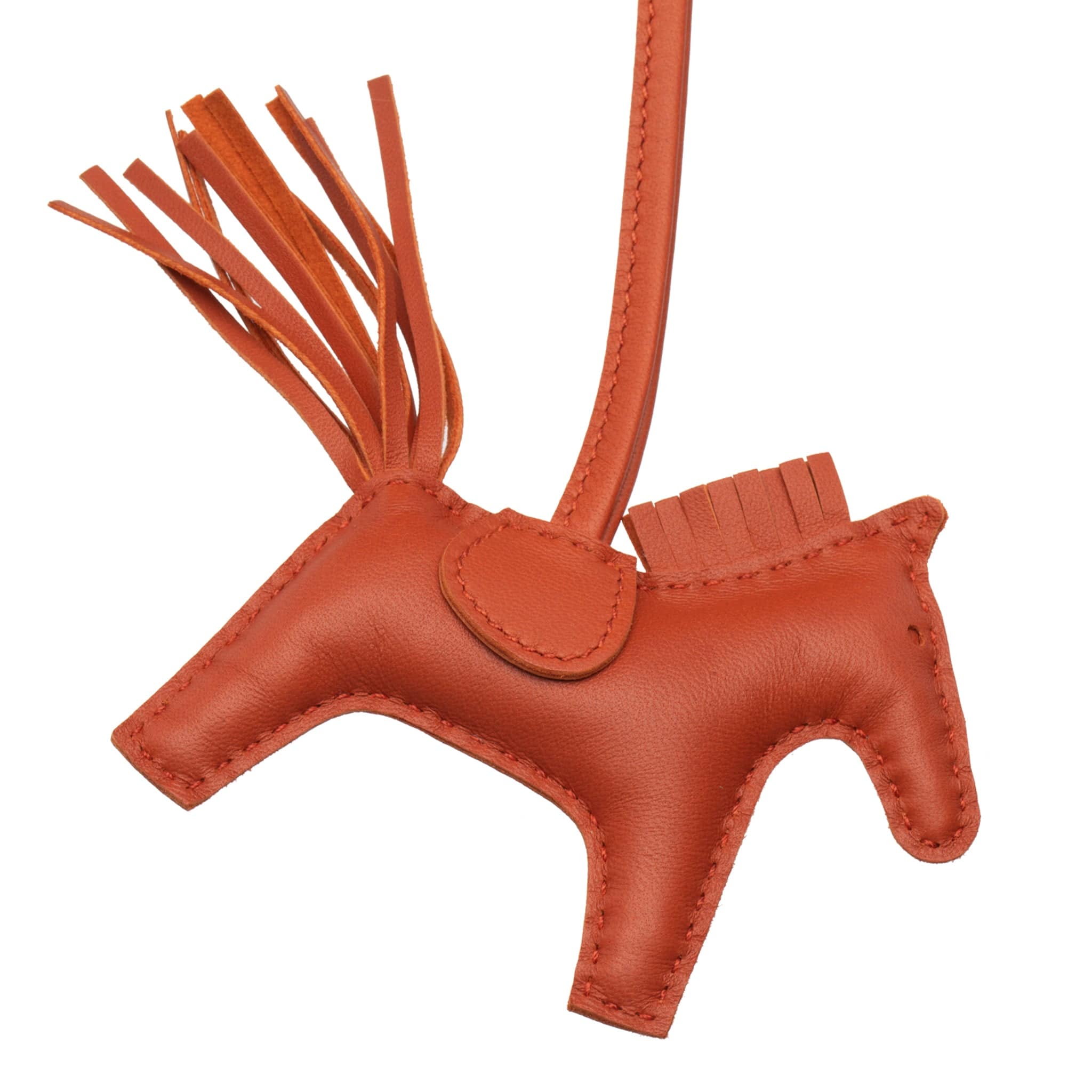 HERMES RODEO BAG CHARM PM CORNALINE - On Repeat