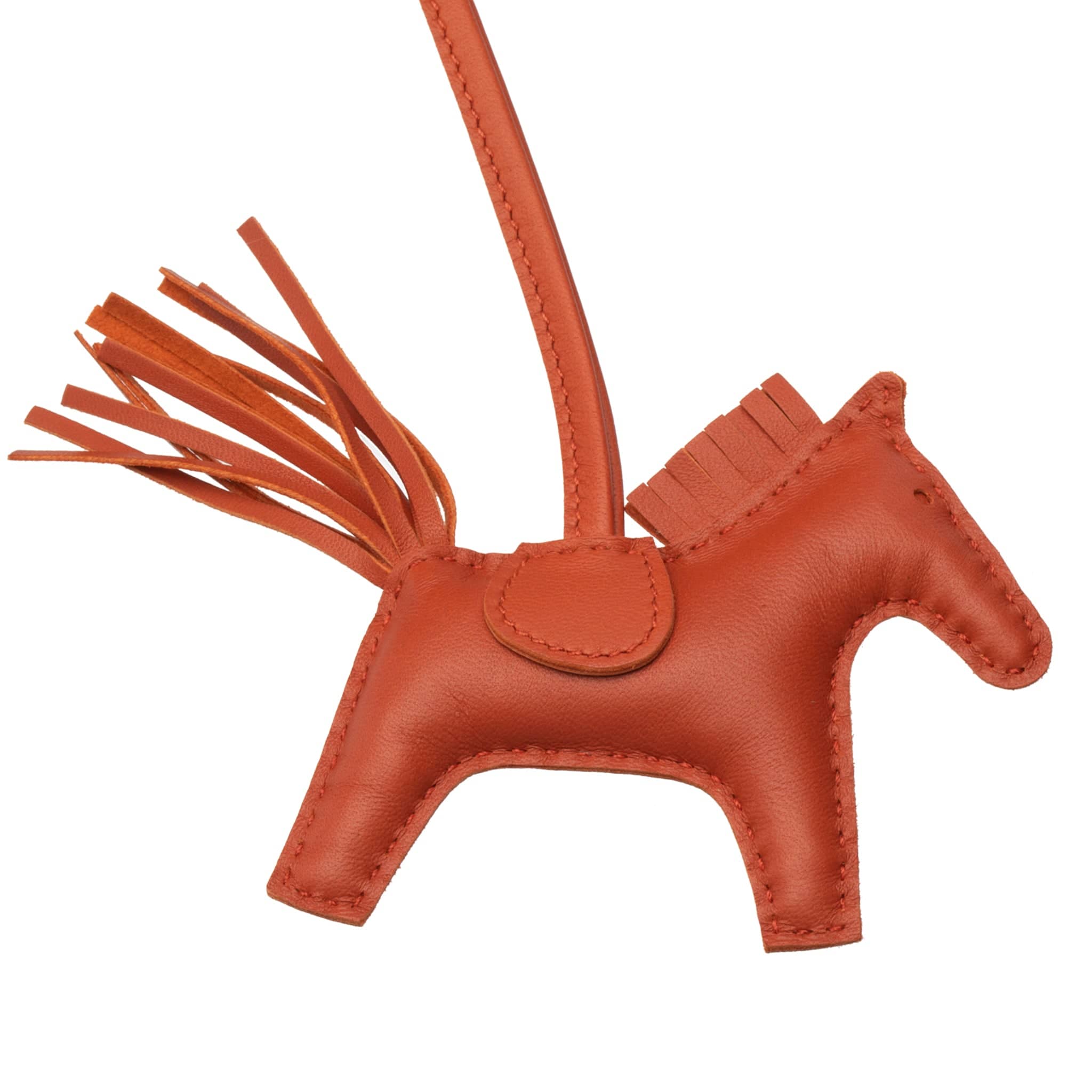 HERMES RODEO BAG CHARM PM CORNALINE - On Repeat