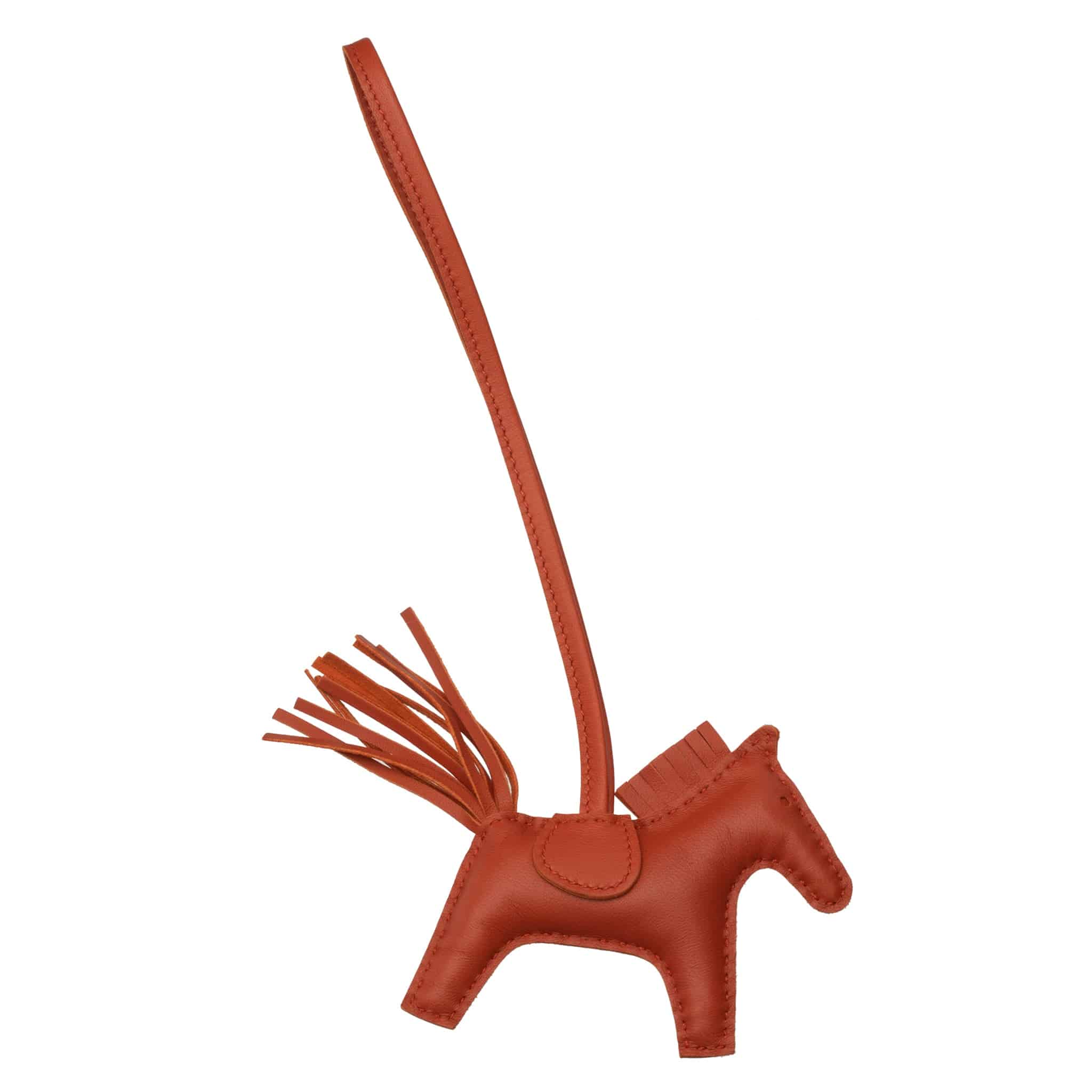 HERMES RODEO BAG CHARM PM CORNALINE - On Repeat