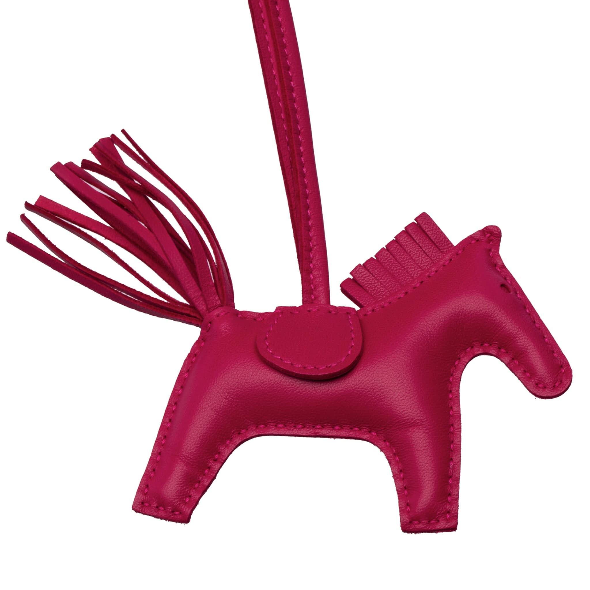 HERMES RODEO BAG CHARM PM ROSE MEXICO - On Repeat