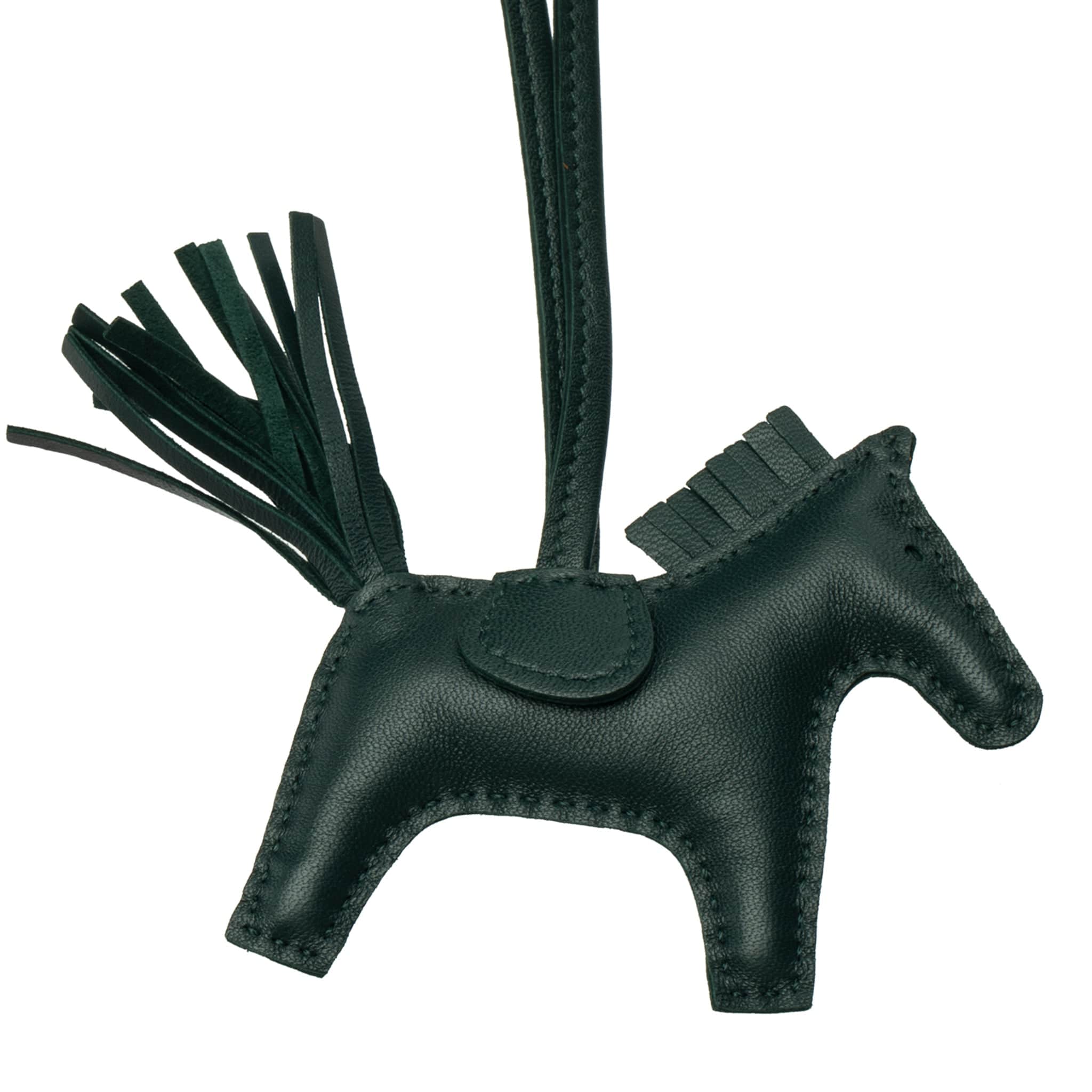 HERMES RODEO BAG CHARM PM VERT CYPRESS - On Repeat