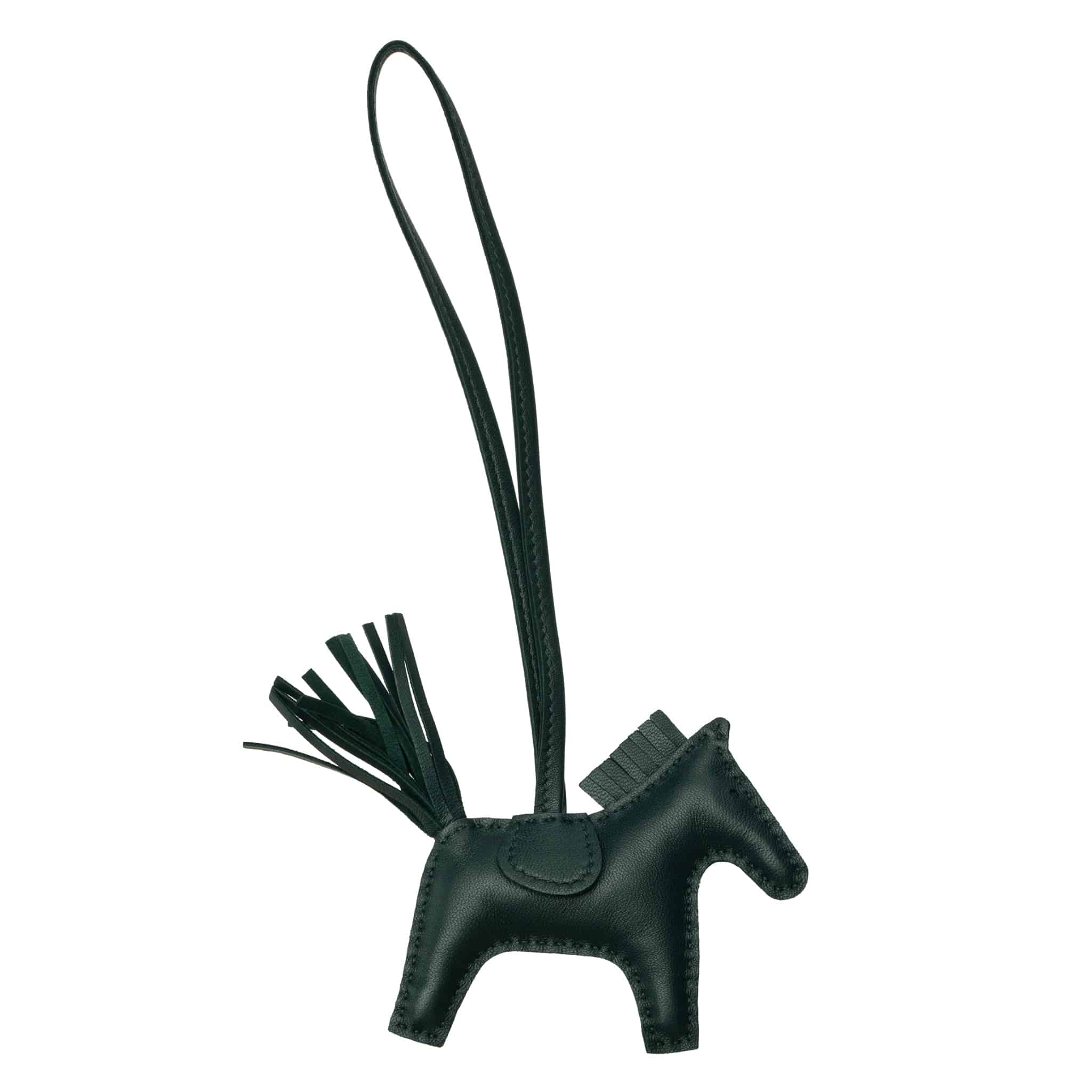 HERMES RODEO BAG CHARM PM VERT CYPRESS - On Repeat