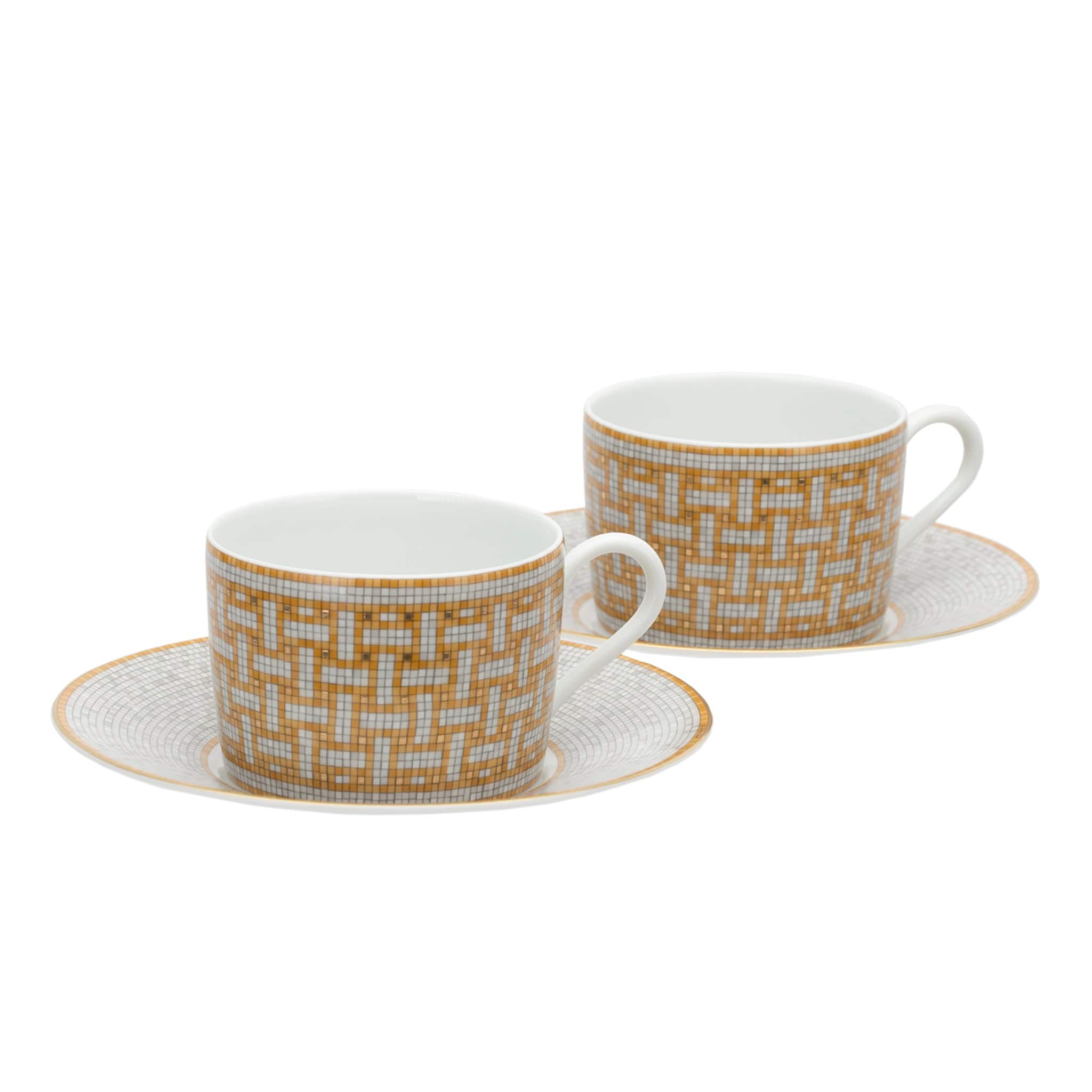 HERMES MOSAIQUE AU 24 GOLD TEA CUP SET - On Repeat