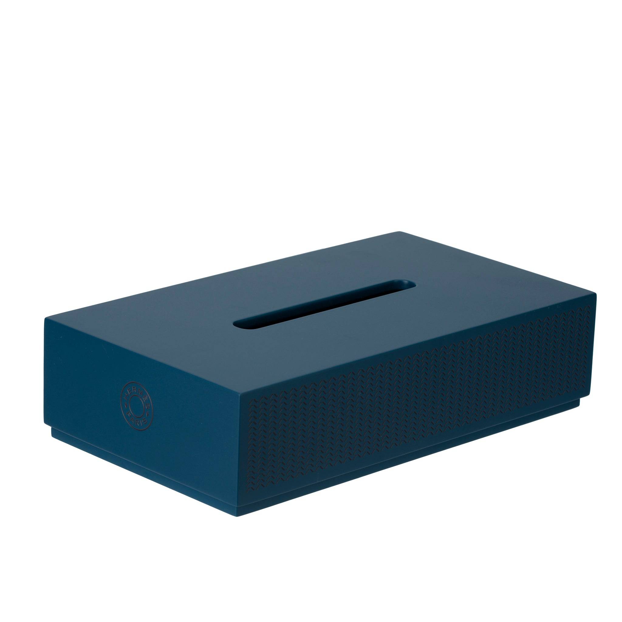 HERMES TISSUE K-BOX HOLDER BLUE WITH PATTERN - On Repeat