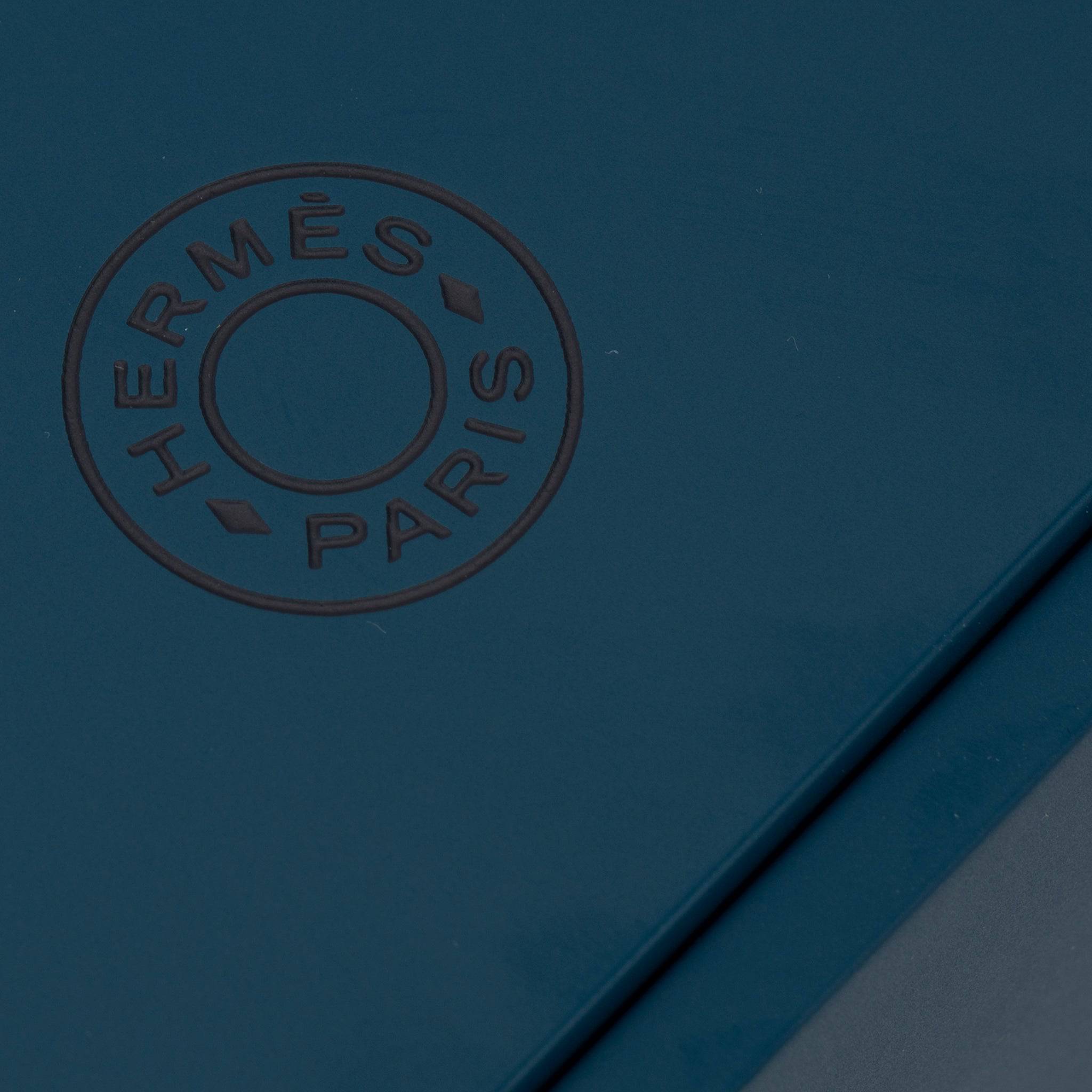 HERMES TISSUE K-BOX HOLDER BLUE WITH PATTERN - On Repeat