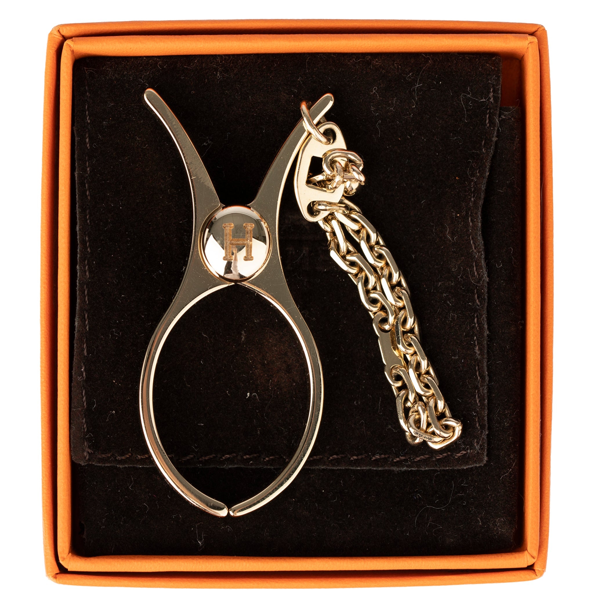 Hermes Filou Glove Clasp Charm Gold Hardware - On Repeat