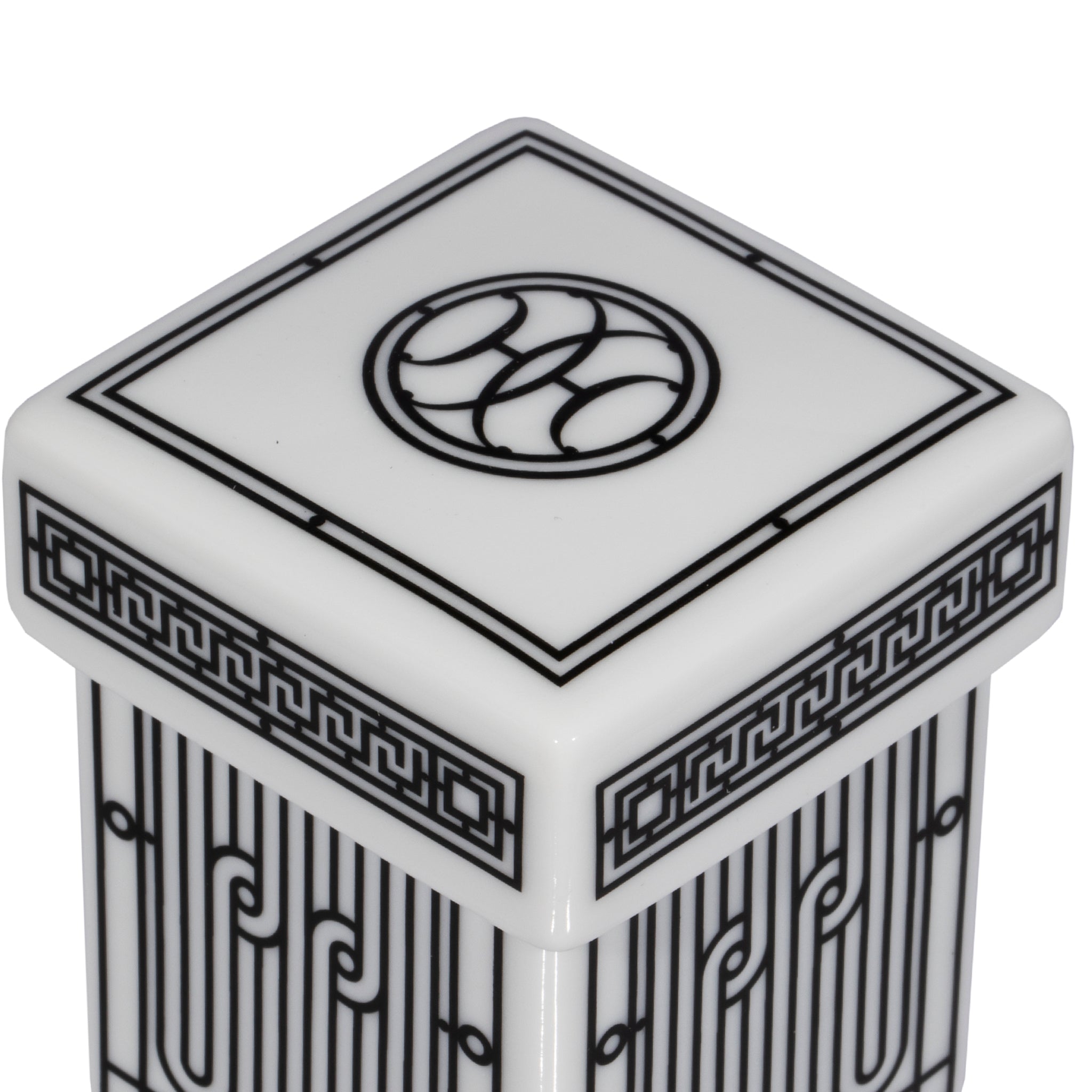 Hermes H Deco Sugar Bowl White & Black - On Repeat