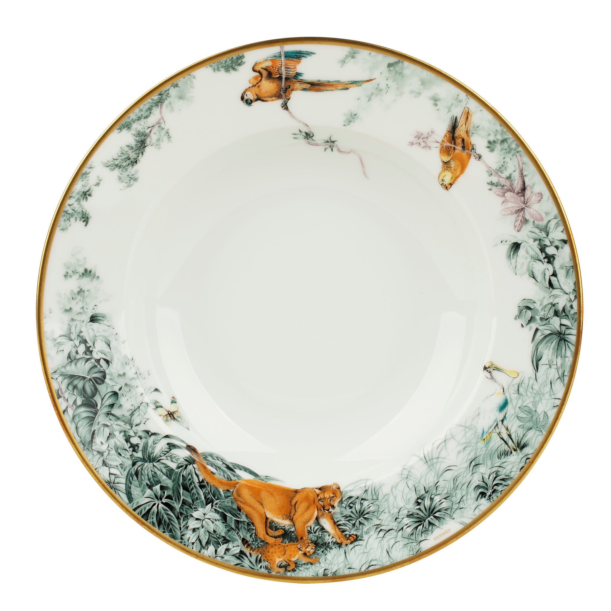 Hermes Carnets D'equateur Soup Plate