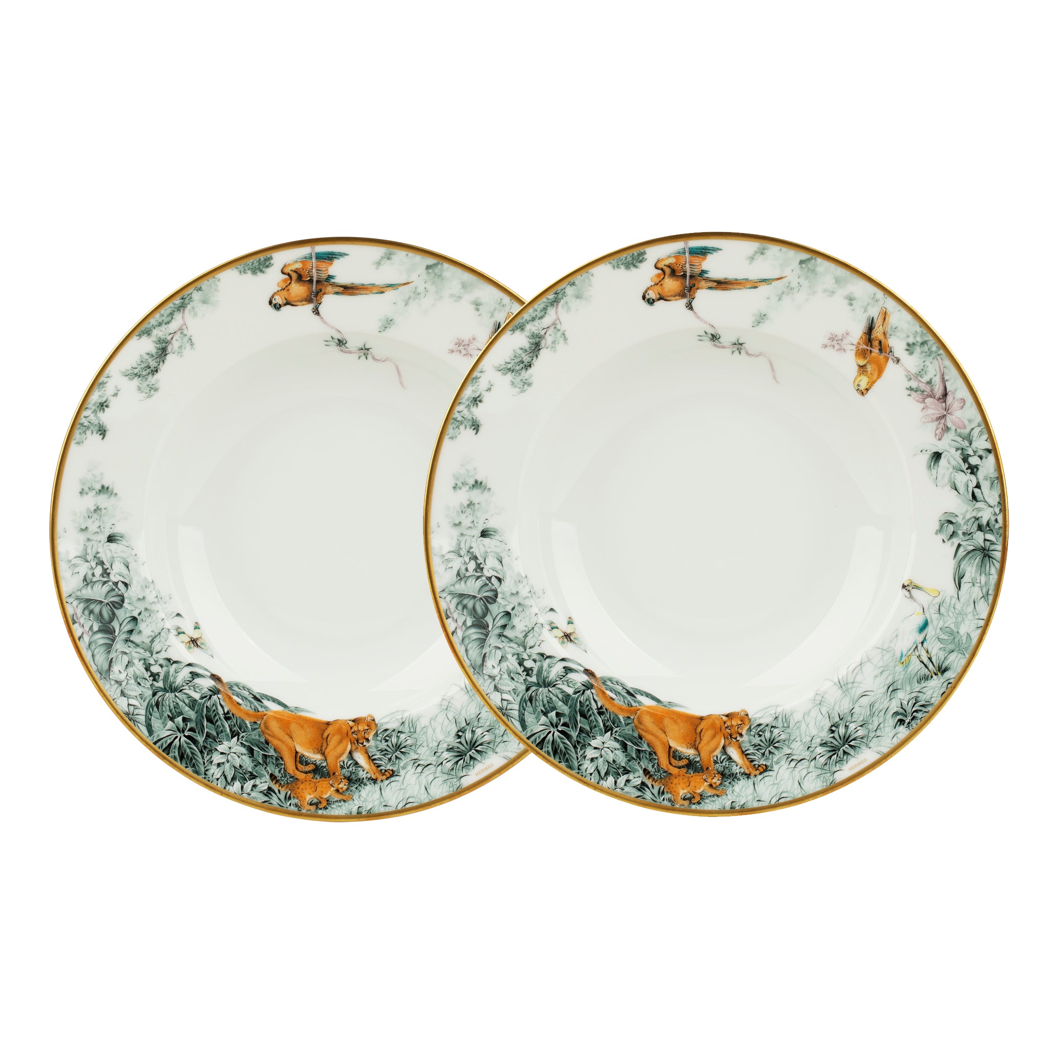 Hermes Carnets D'equateur Soup Plate