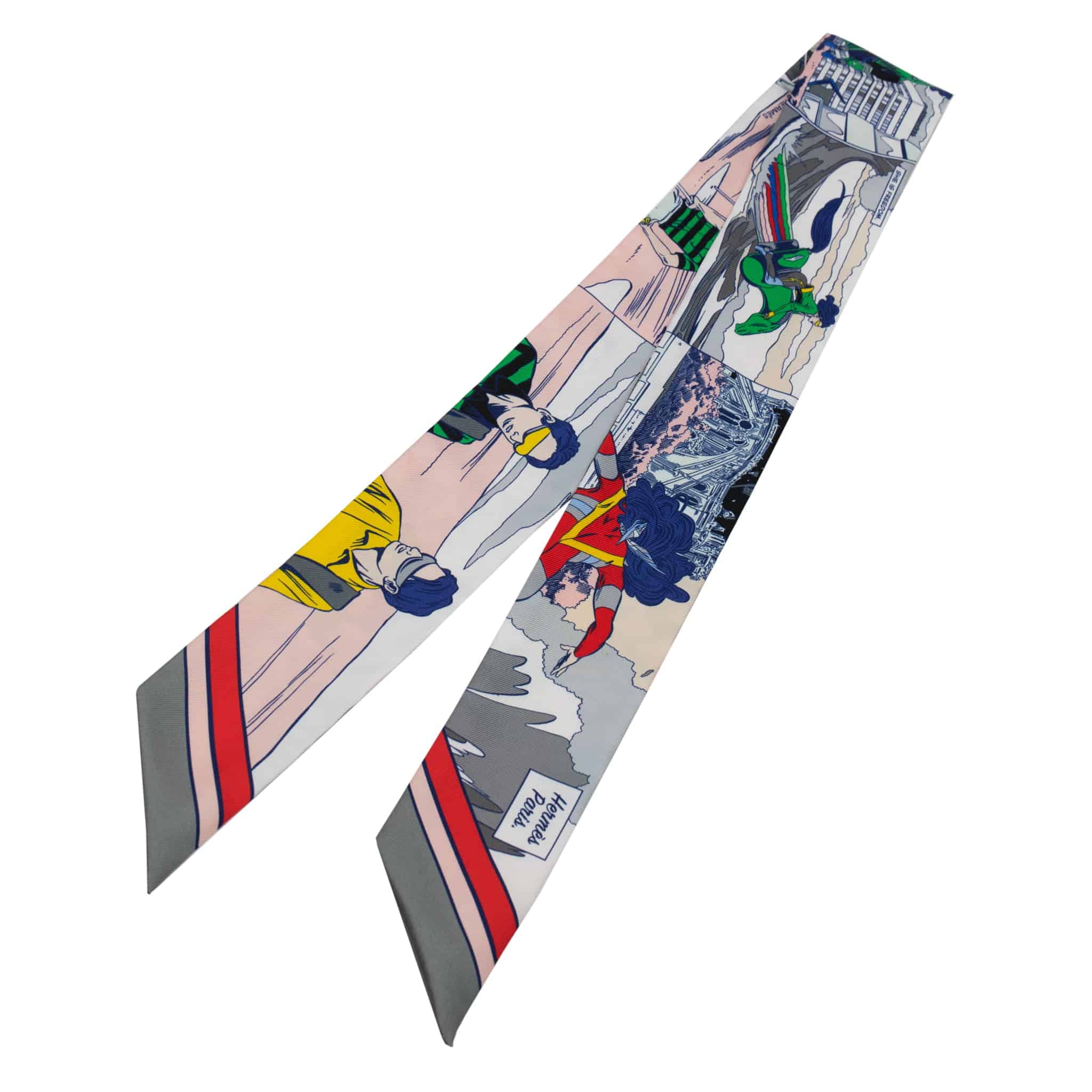 HERMES TWILLY WOW GRIS, ROSE & VERT - On Repeat