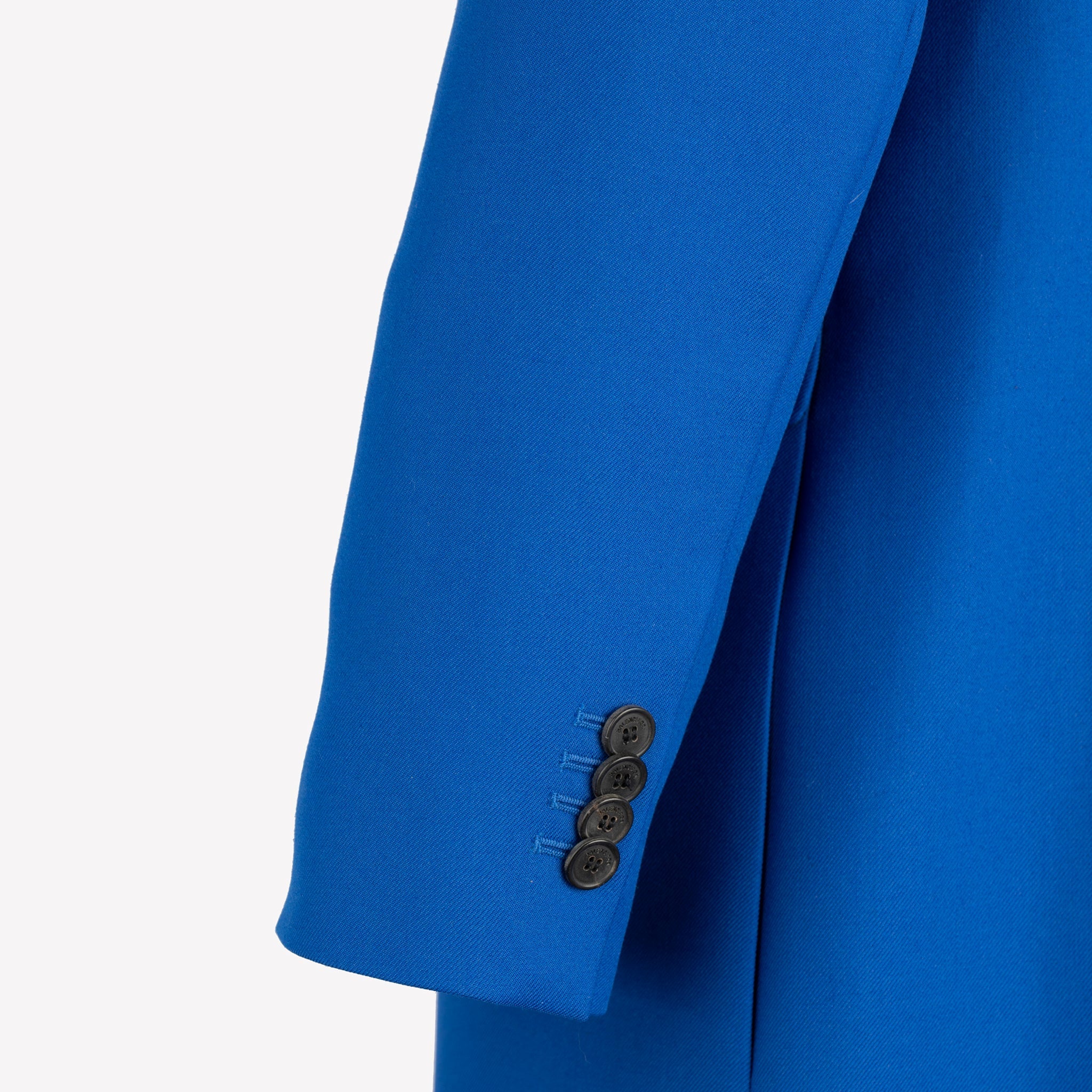 BALENCIAGA HOURGLASS DOUBLE BREASTED WOOL BLEND COAT ROYAL BLUE - On Repeat
