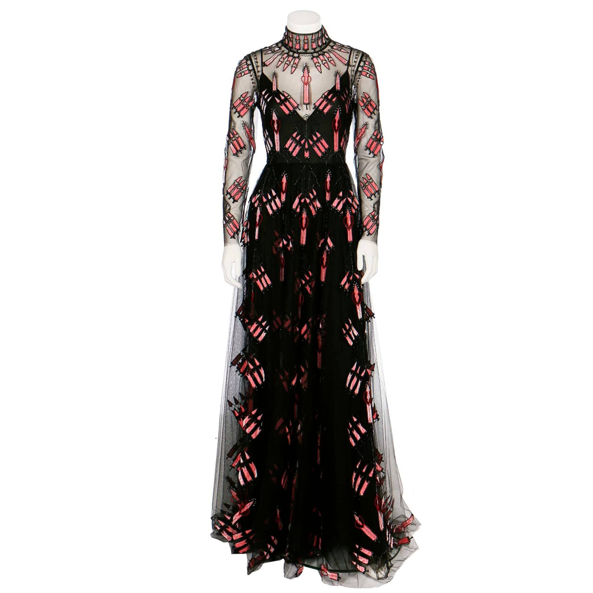 VALENTINO BY PIERPAOLO PICCIOLI EMBELLISHED TULLE EVENING DRESS 38 IT - On Repeat