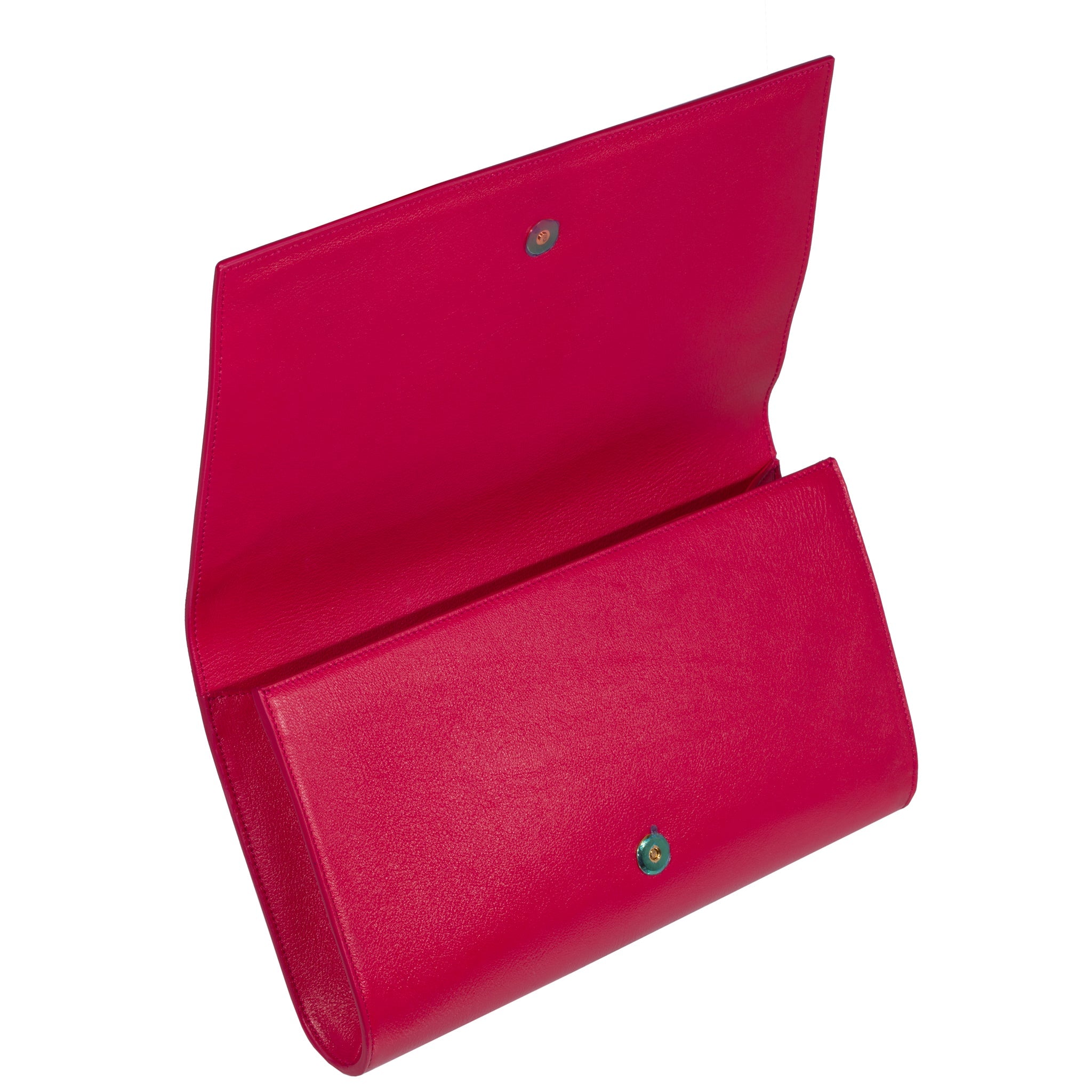 Yves Saint Laurent Pink Leather Clutch - On Repeat