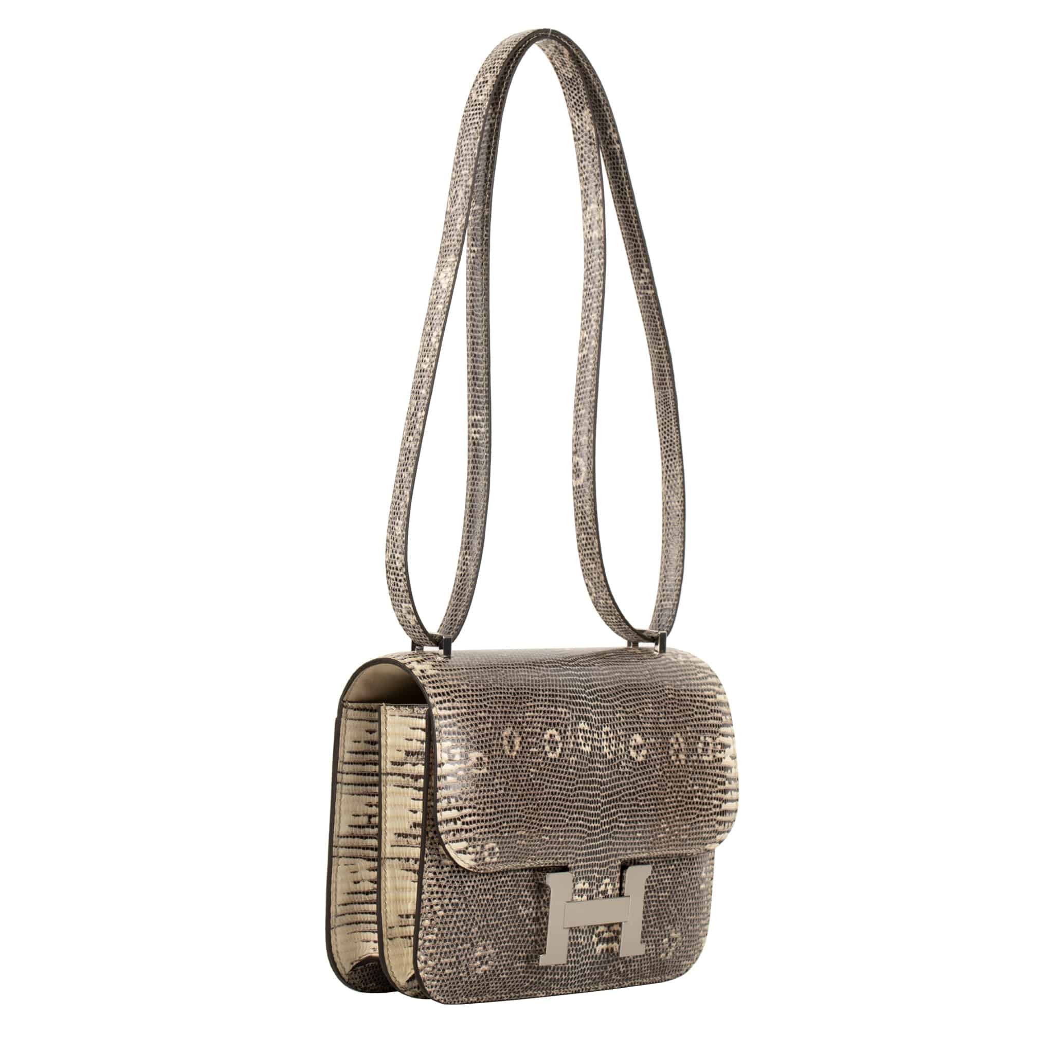 HERMES CONSTANCE 19CM OMBRE LIZARD PALLADIUM HARDWARE - On Repeat