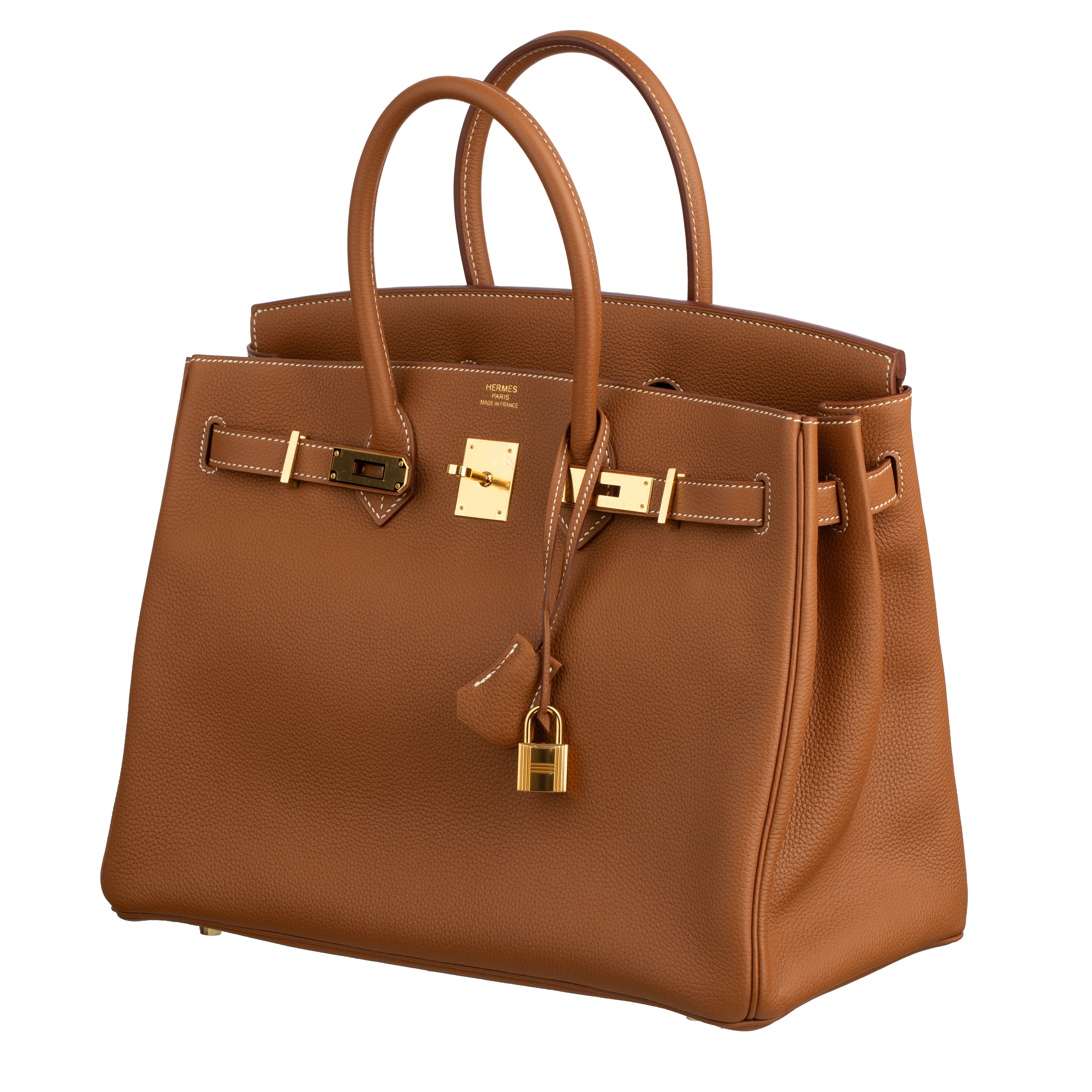 Hermes Birkin 35cm Gold Togo Leather Gold Hardware