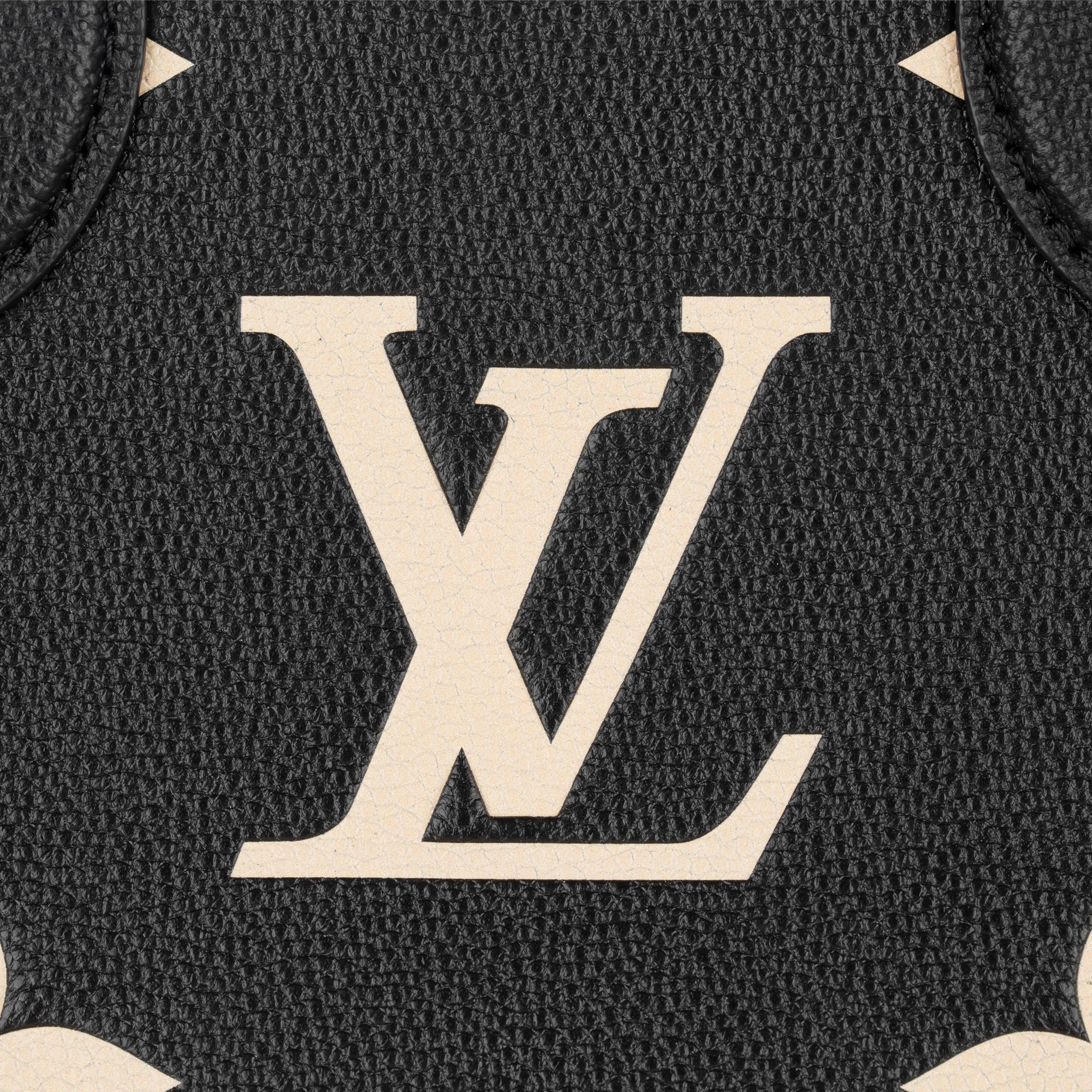 Louis Vuitton On-The-Go PM Black and Beige