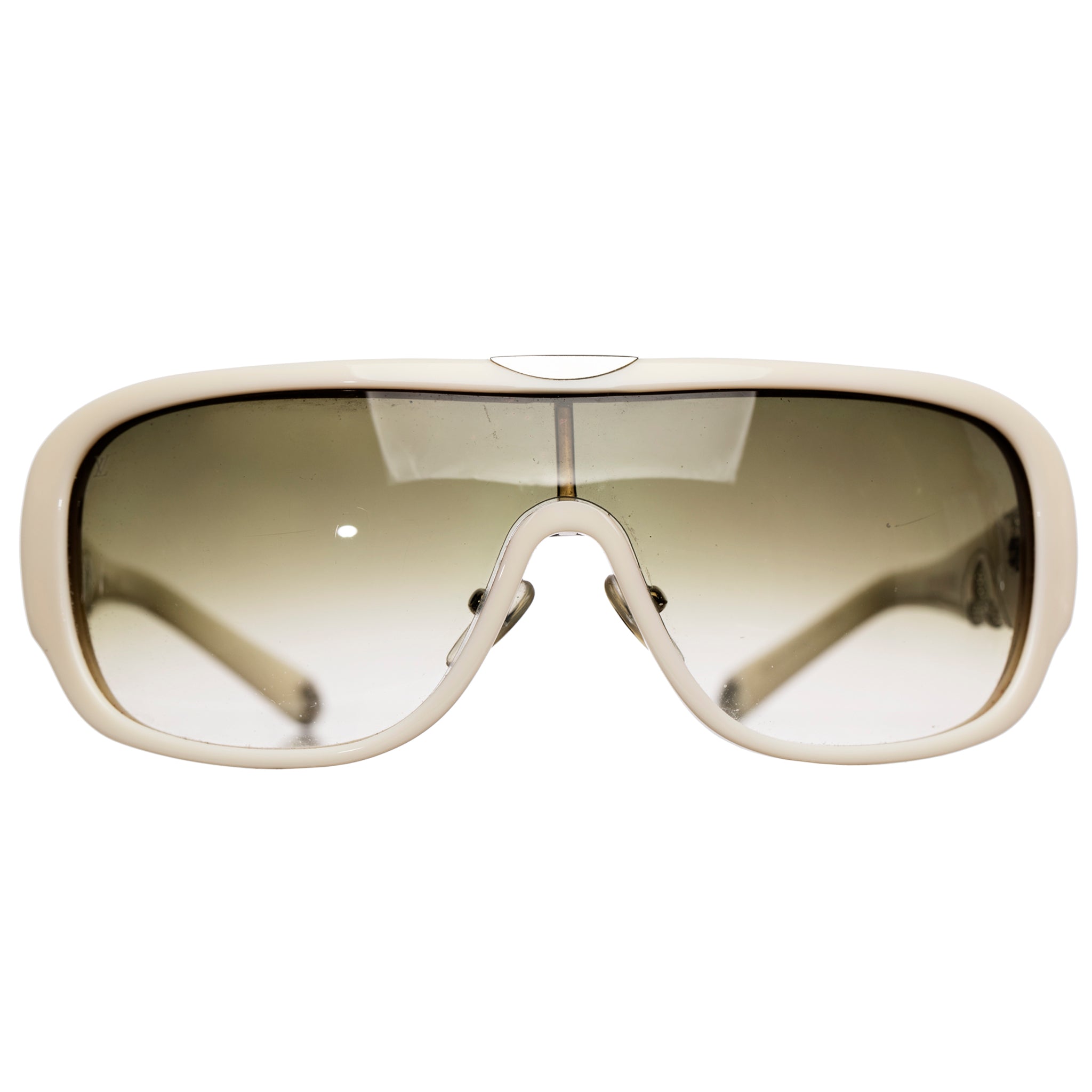 Louis Vuitton Sunglasses Ivory With Rhinestones