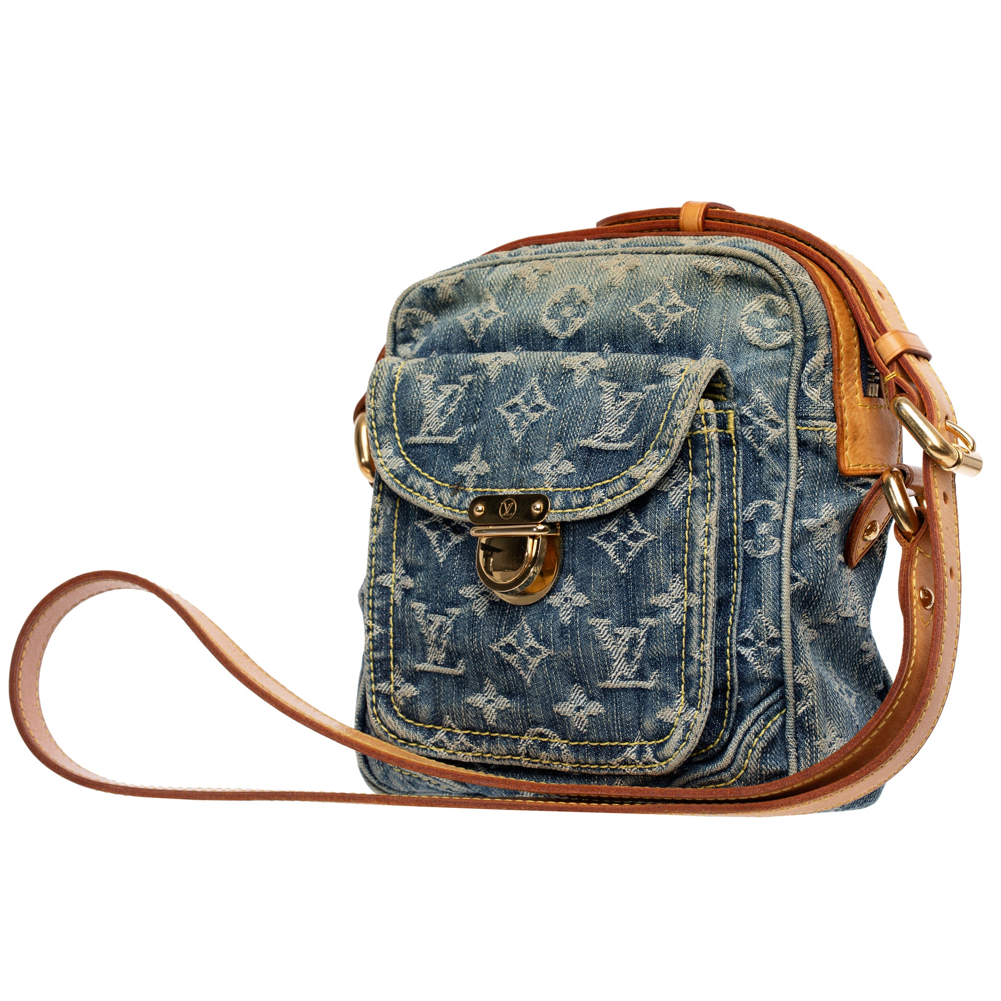 Louis Vuitton Denim Monogram Shoulder Bag