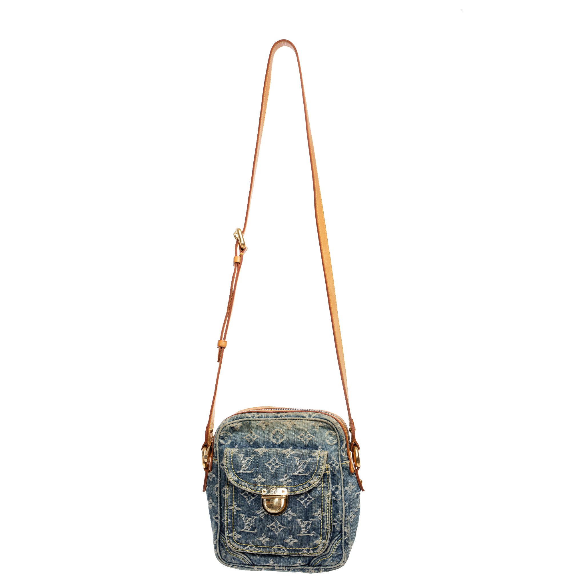 Louis Vuitton Denim Monogram Shoulder Bag