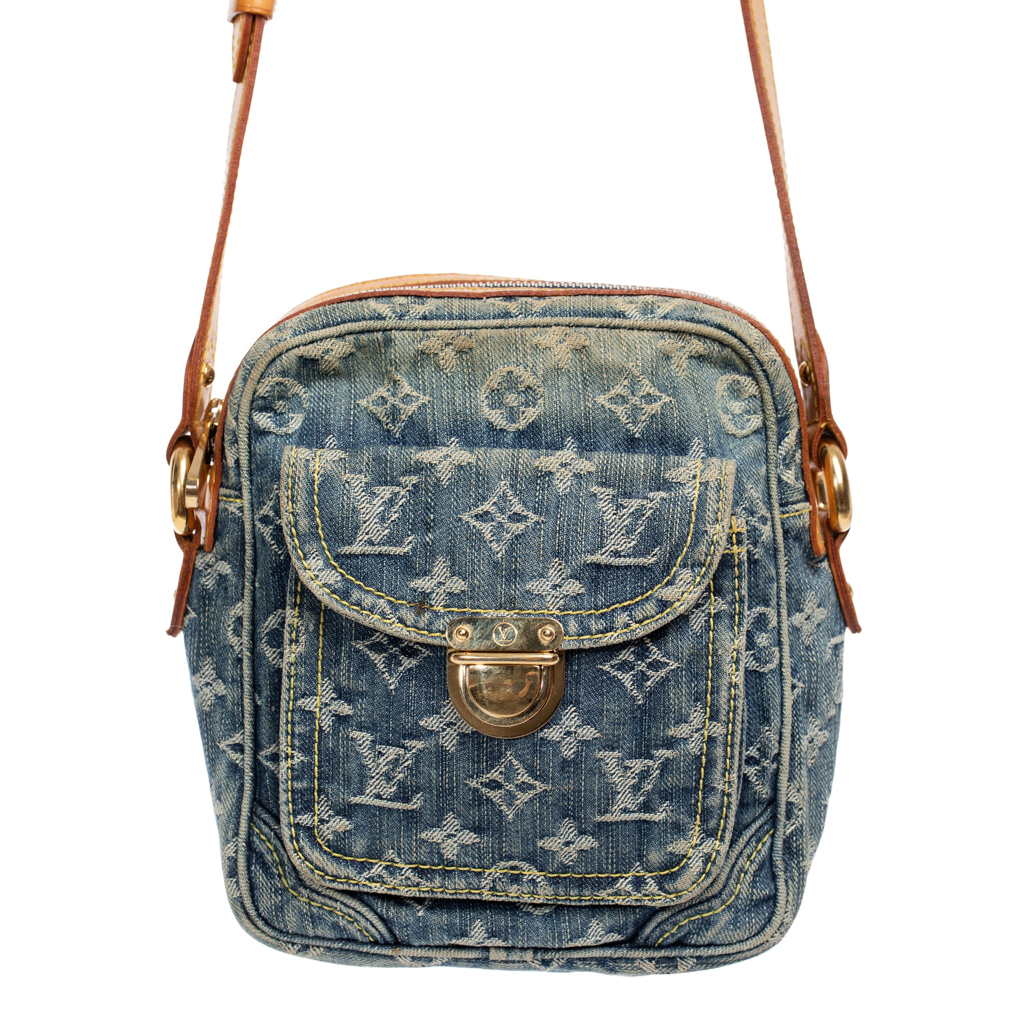 Louis Vuitton Denim Monogram Shoulder Bag