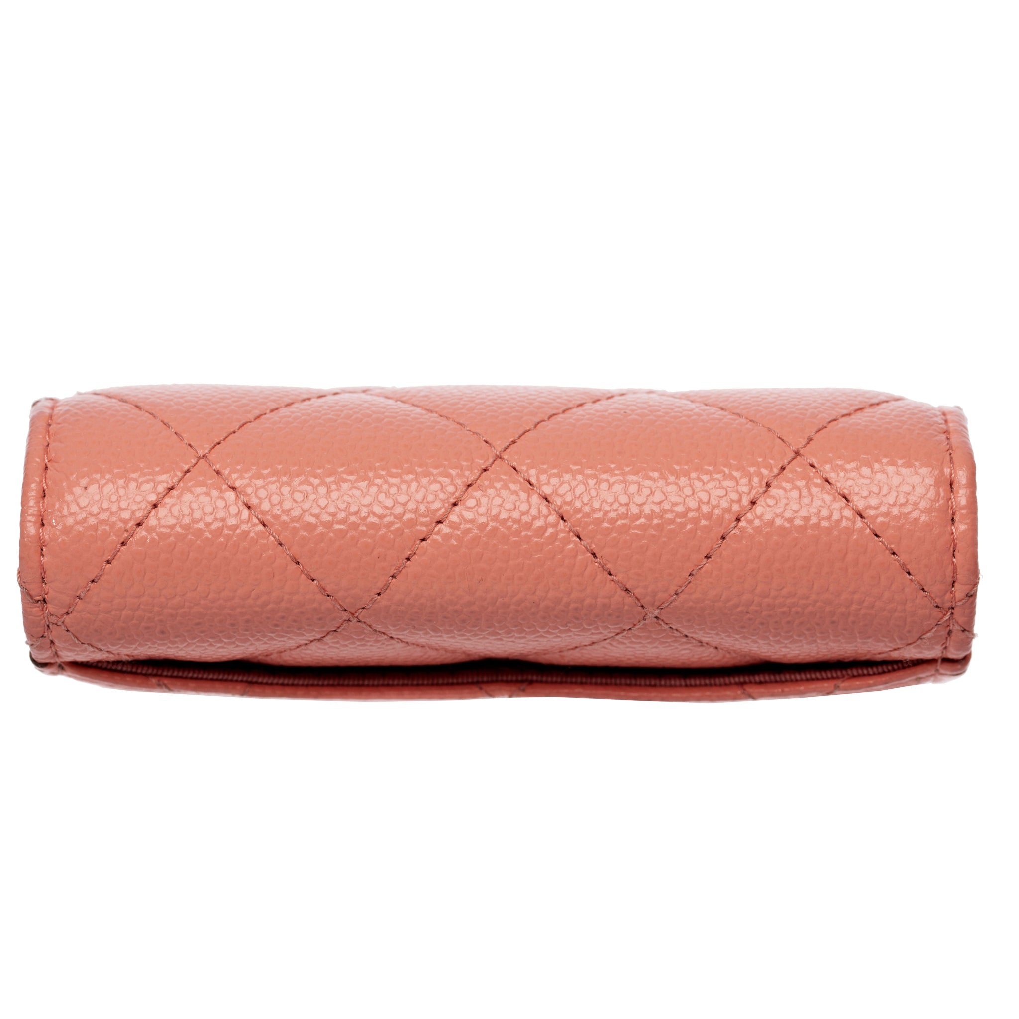 Chanel Small Wallet-On-Chain Pink Caviar Leather