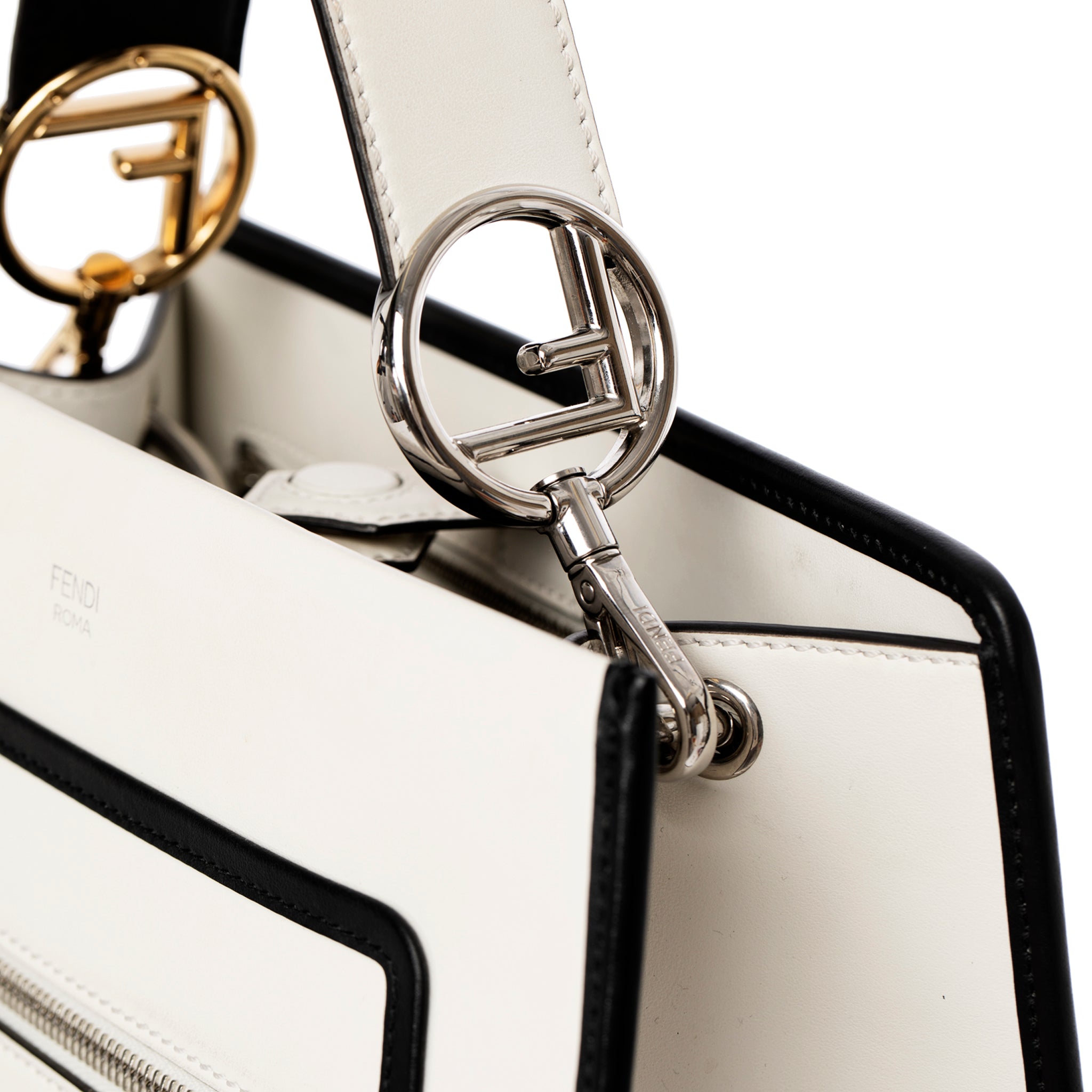 Fendi Ivory & Black Runaway Bag