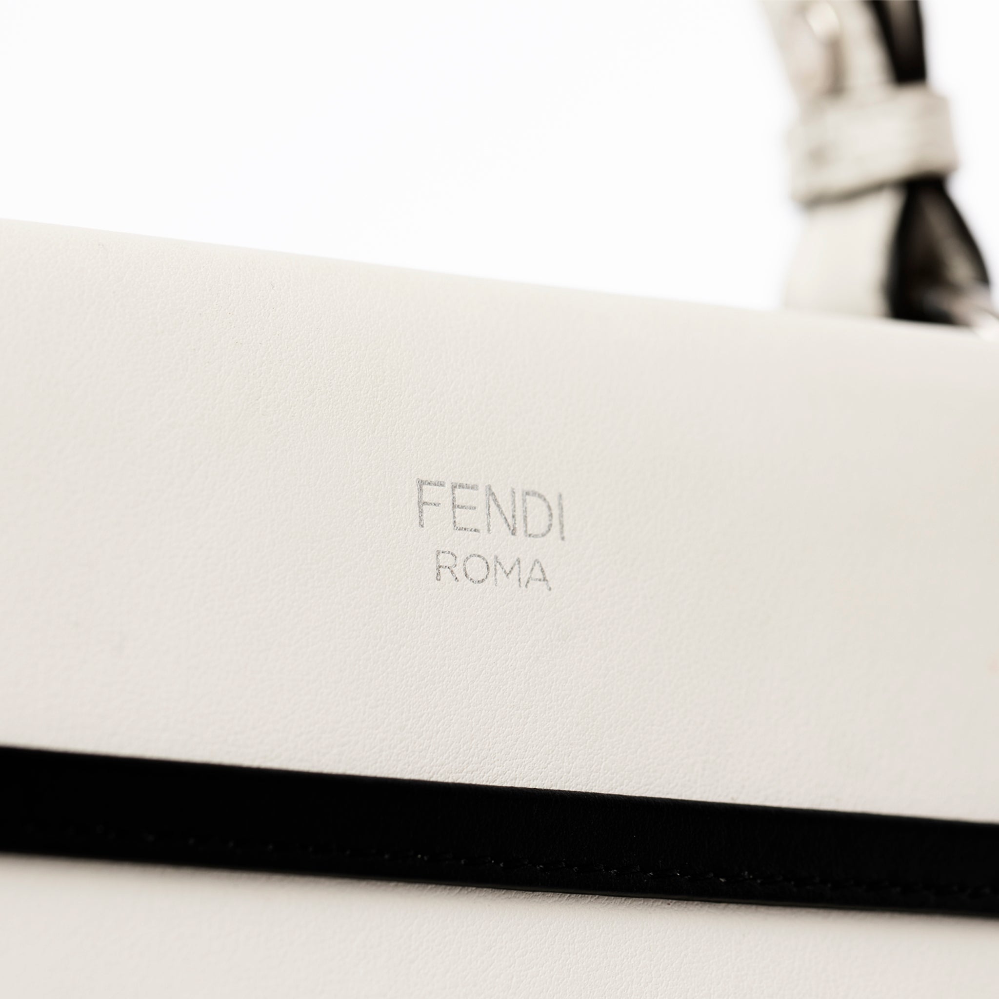 Fendi Ivory & Black Runaway Bag