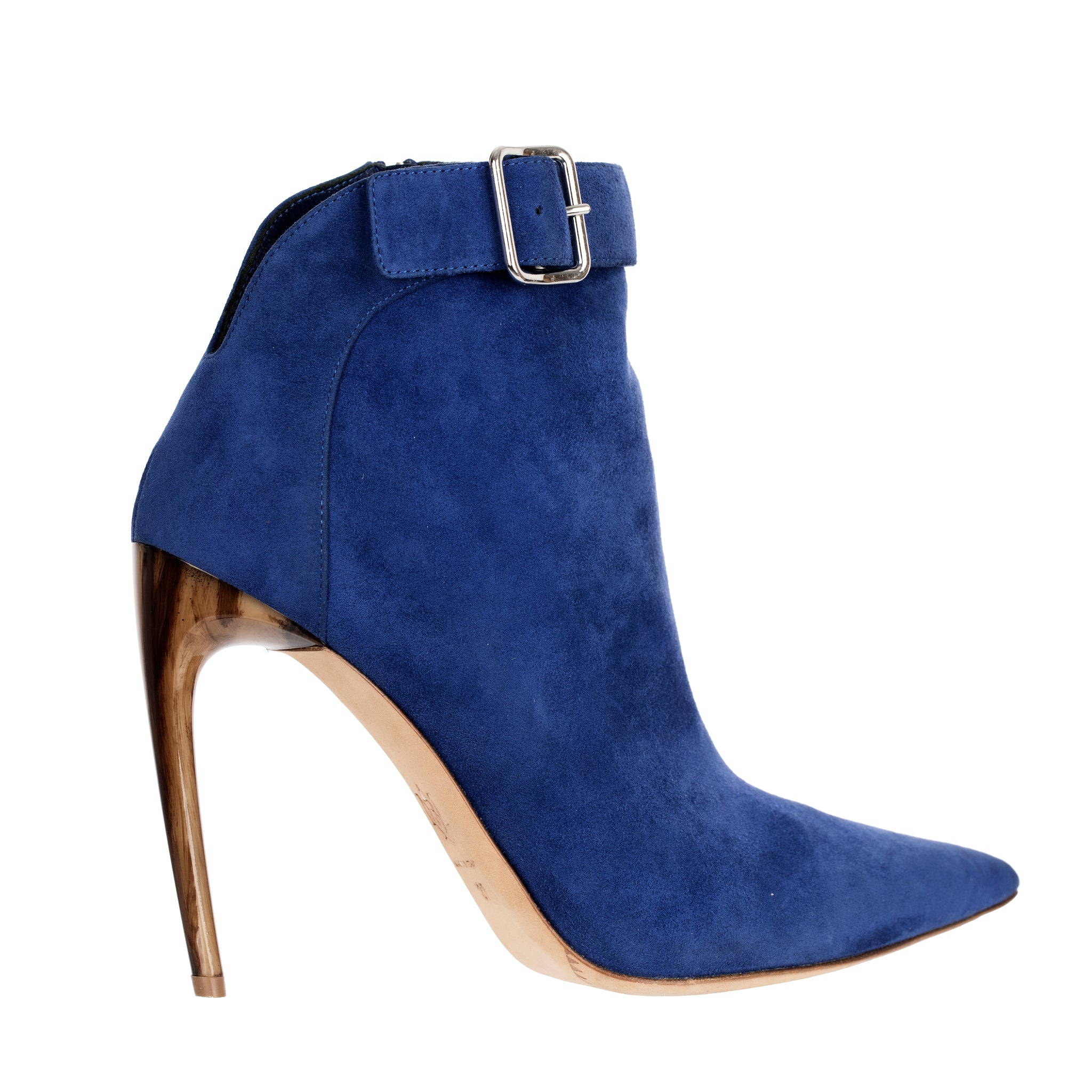 Alexander McQueen Blue Suede Boots 37 FR