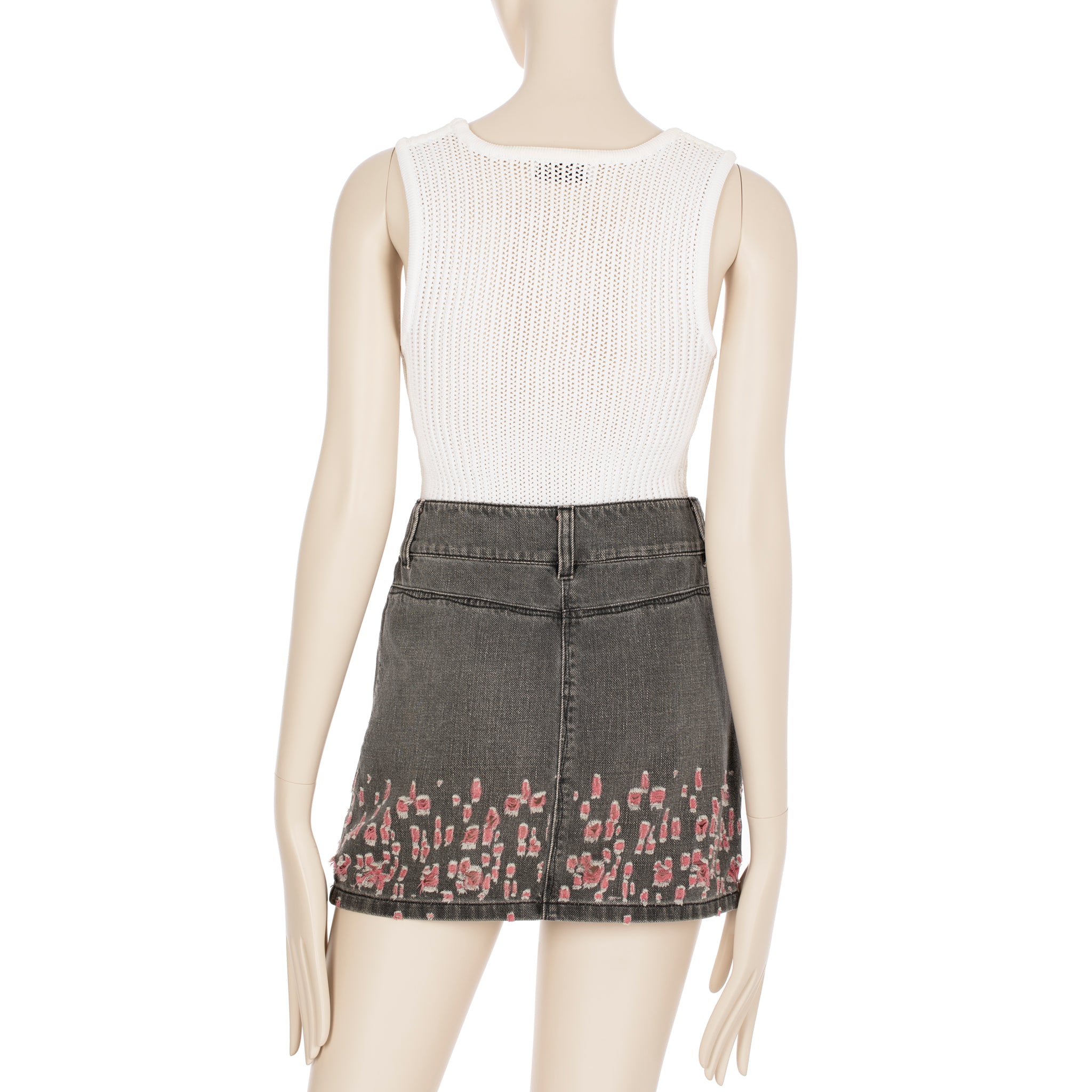 Chanel Denim Mini Skirt 36 FR