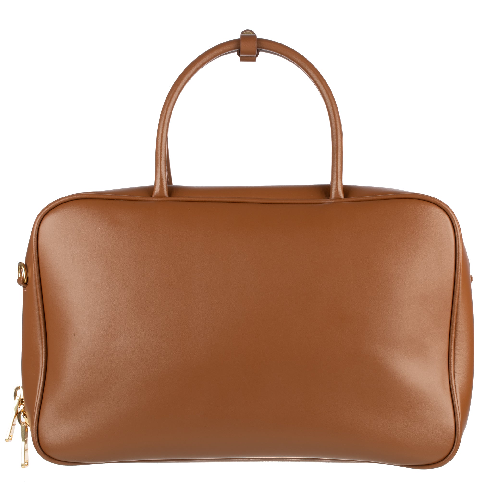 Miu Miu Cognac Leather Beau Bag