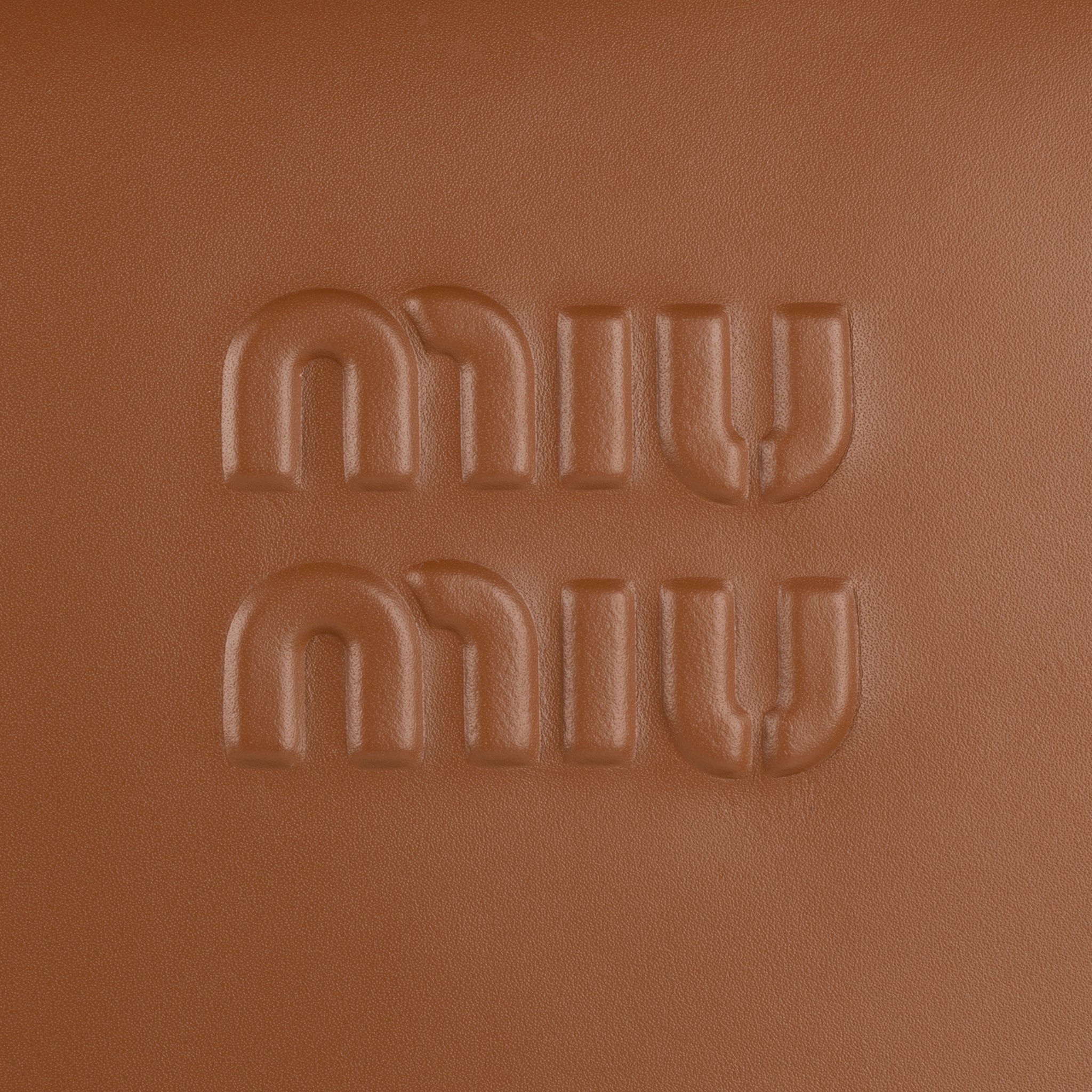 Miu Miu Cognac Leather Beau Bag