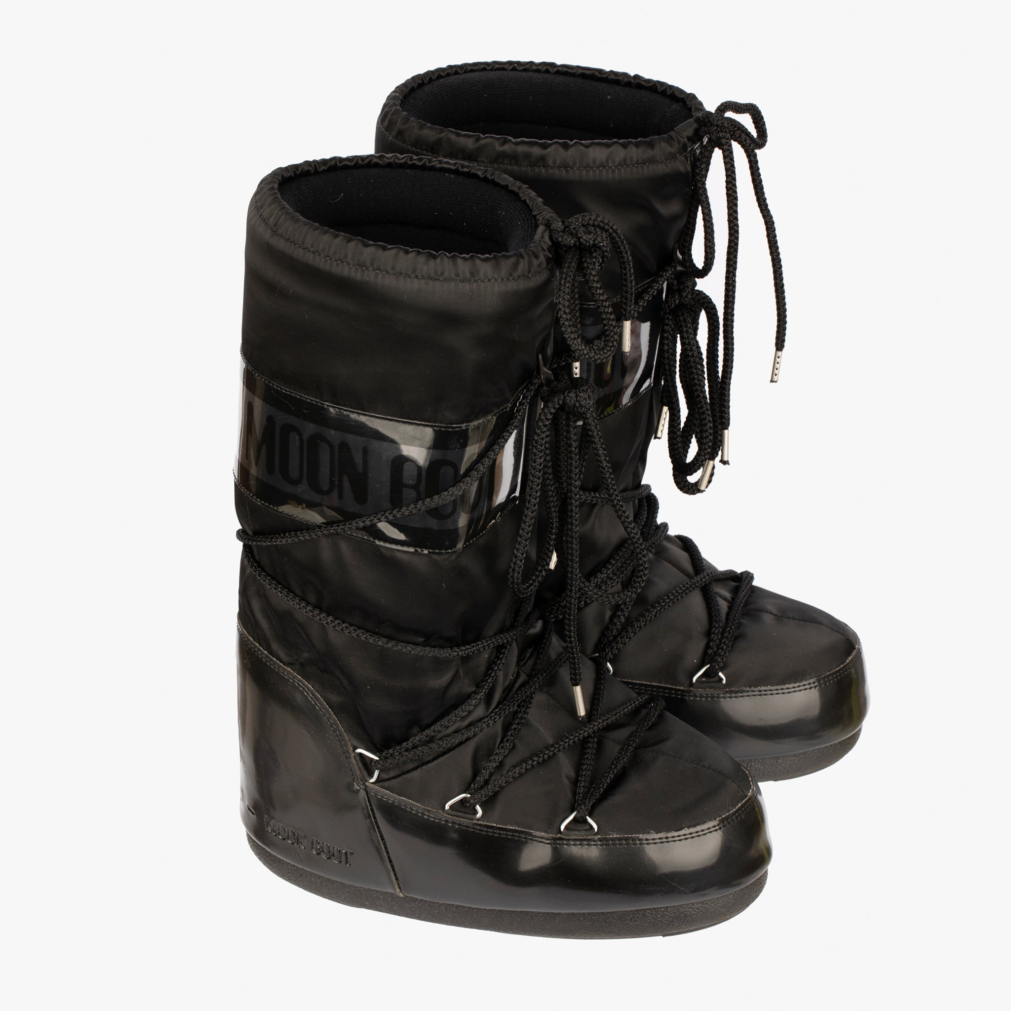 Moon Boot Icon Black Nylon Boots