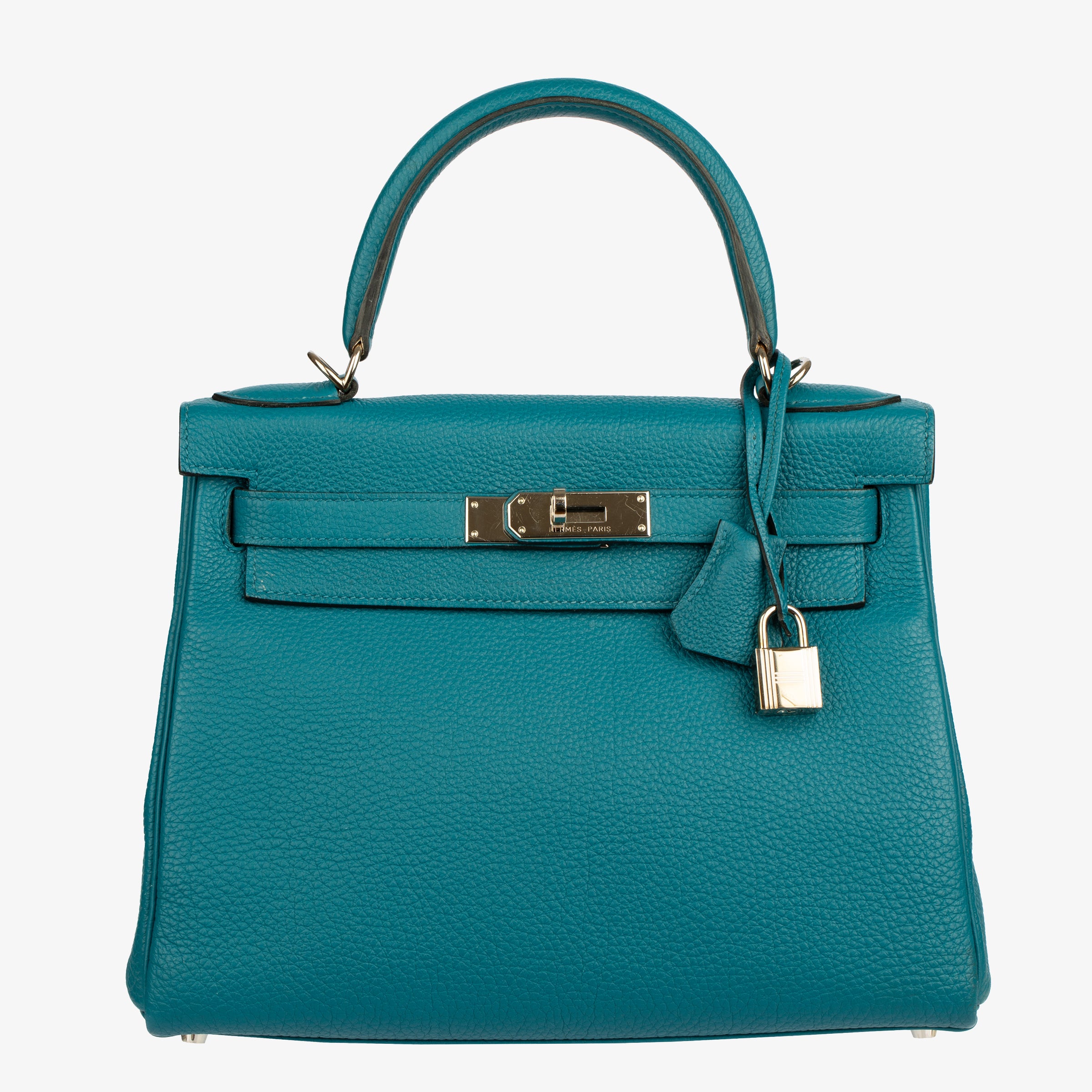 Hermes Kelly 28cm Cobalt Togo Leather Palladium Hardware