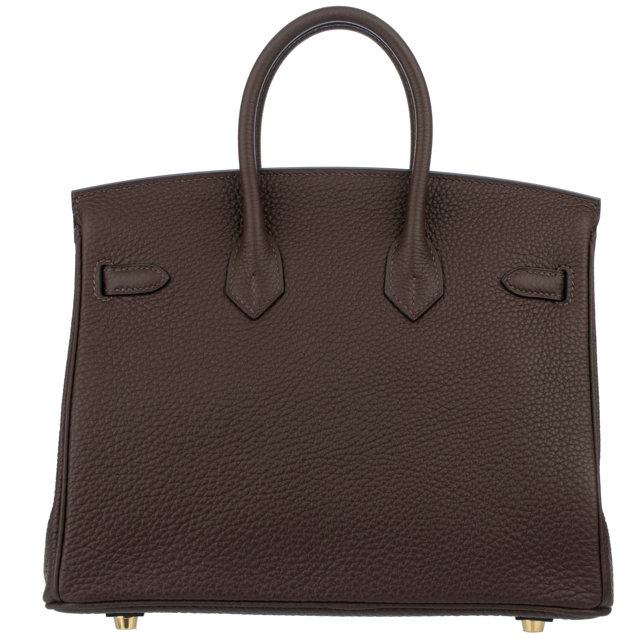 Hermes Birkin 25cm Chocolate Togo Leather Gold Hardware