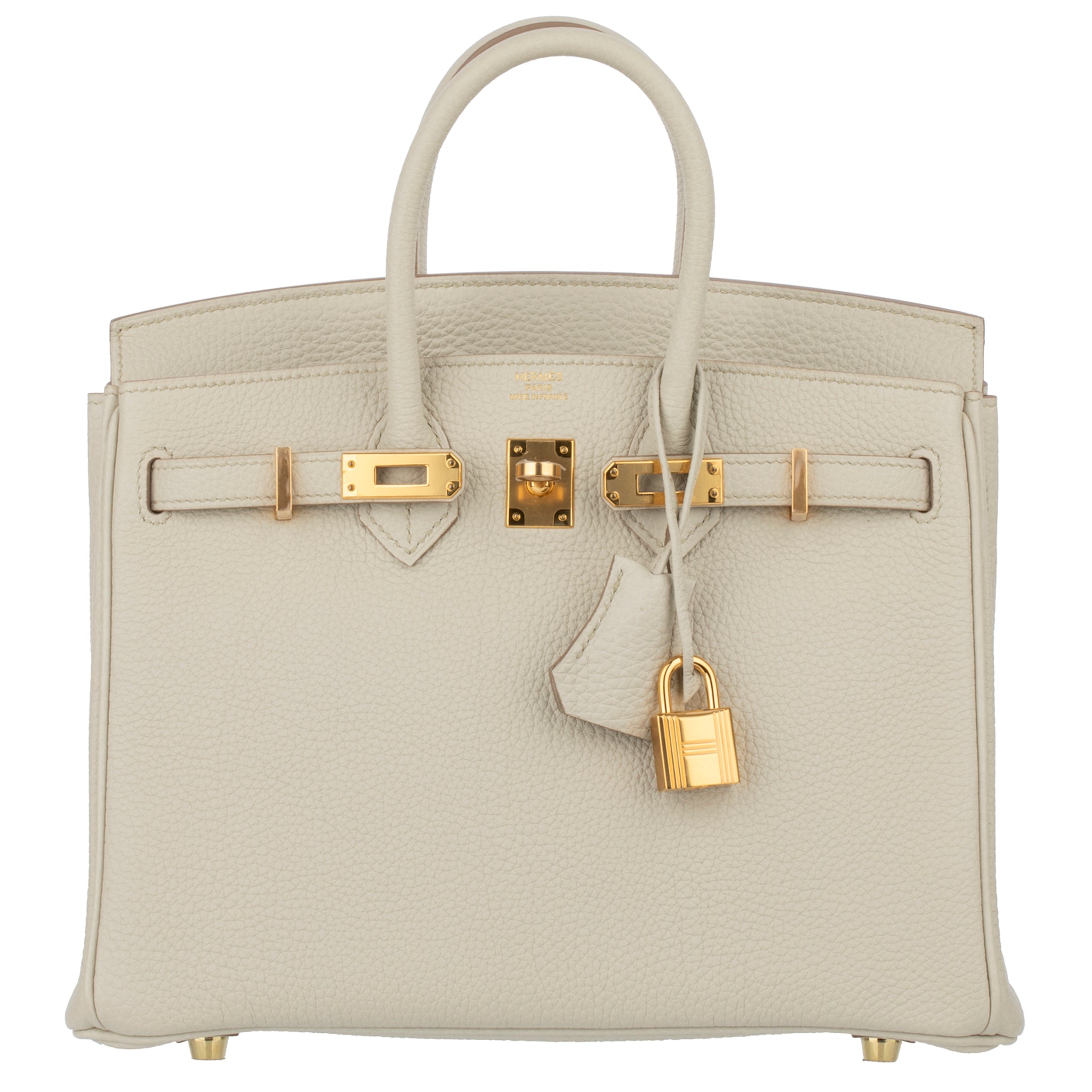 Hermes Birkin 25cm Beton Togo Leather Gold Hardware