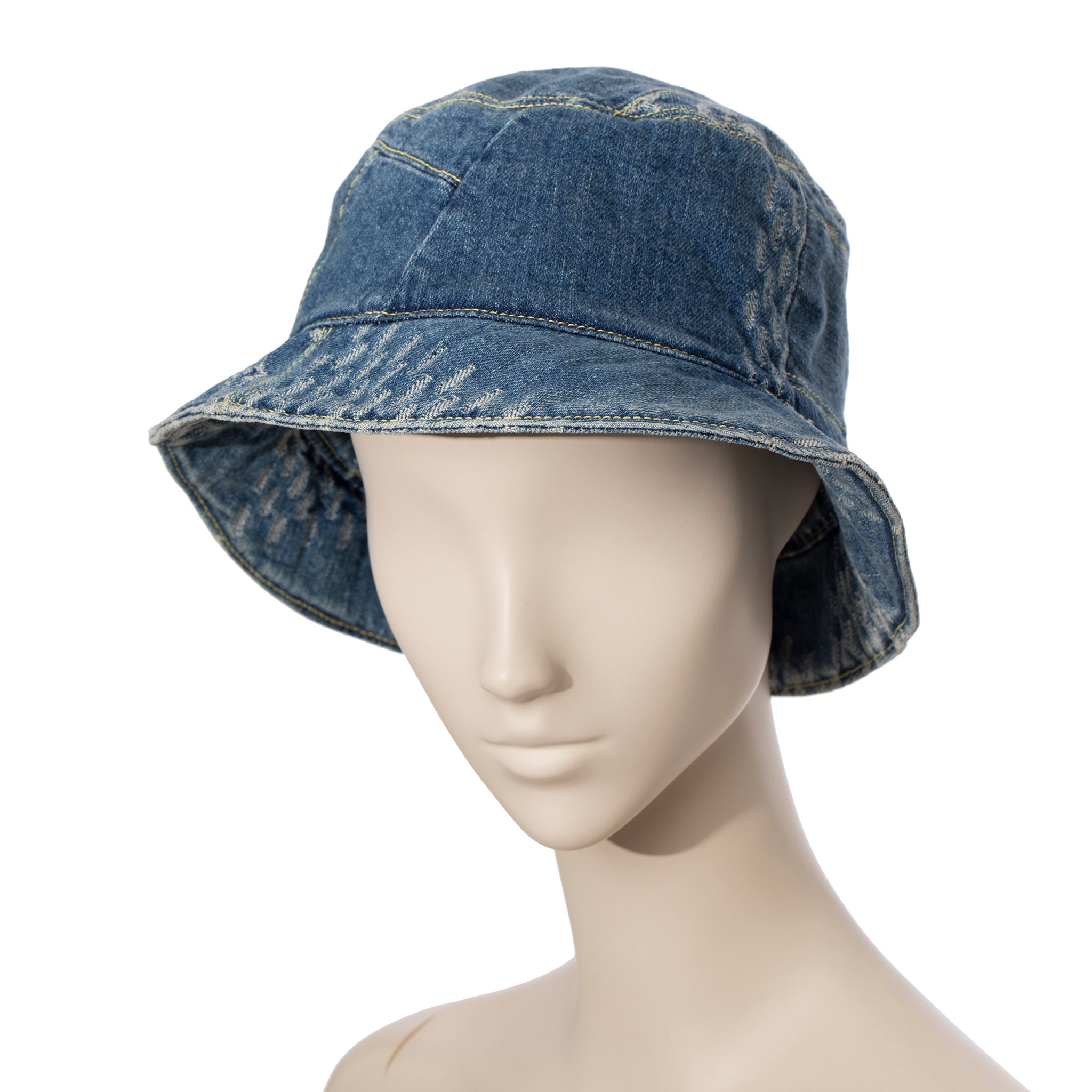 Louis Vuitton x Nigo Washed Denim Bucket Hat