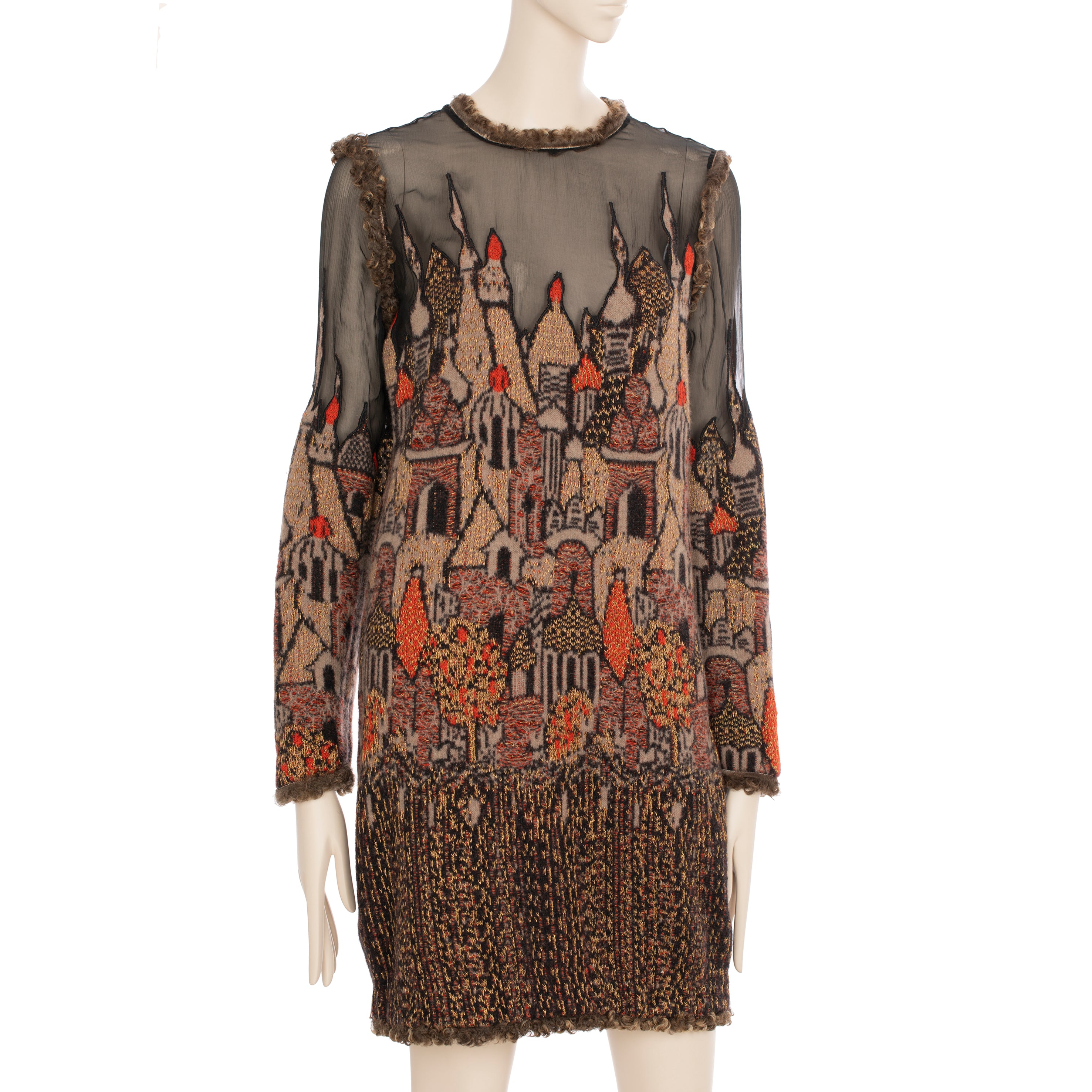 Chanel Metiers D'Art Moscow Dress 38 FR