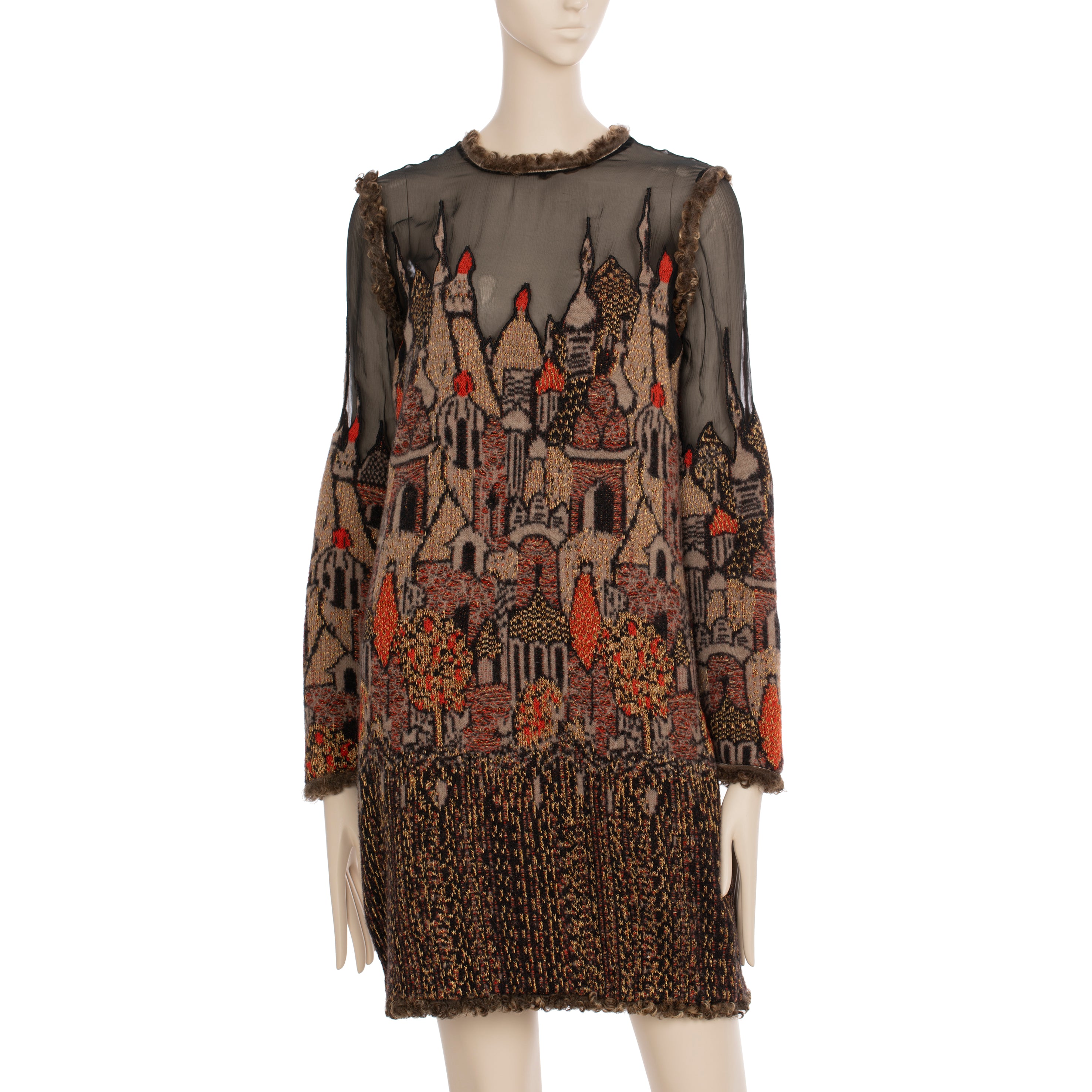 Chanel Metiers D'Art Moscow Dress 38 FR