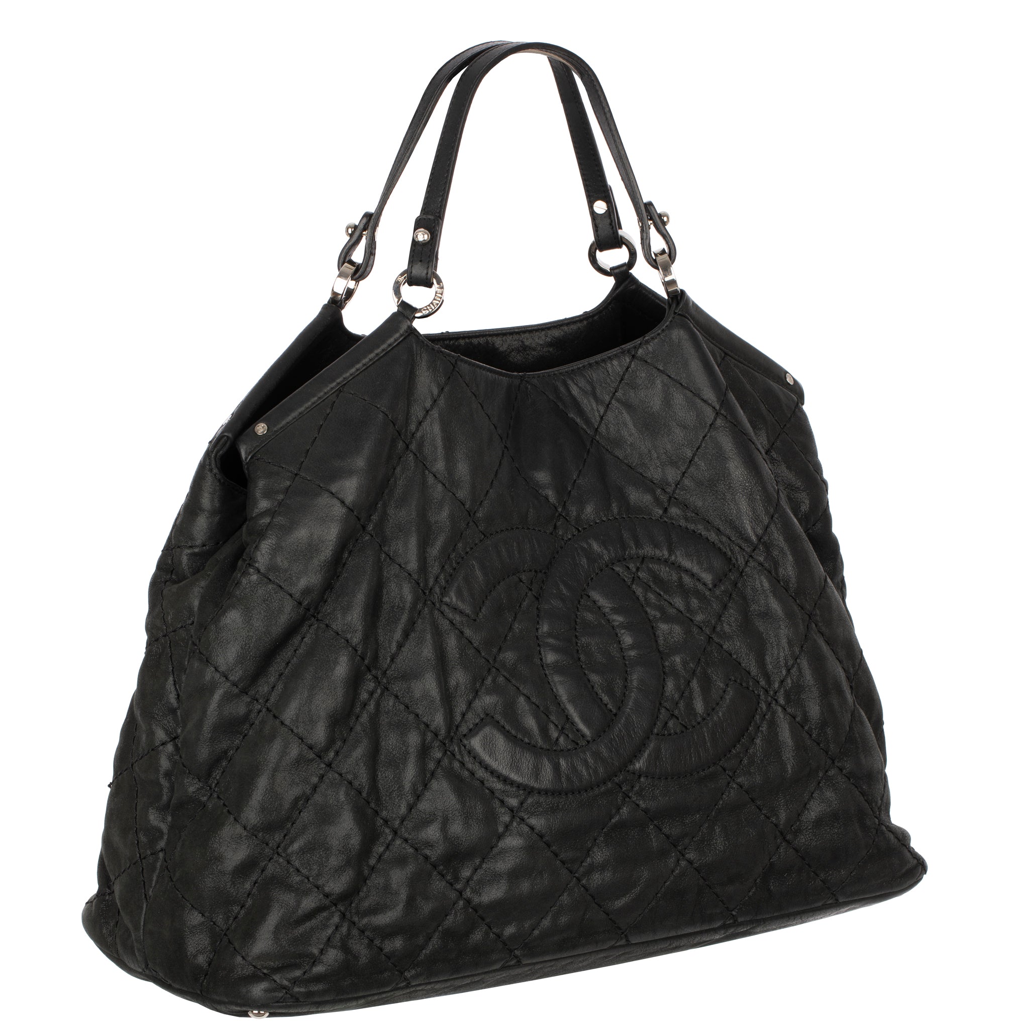 Chanel Iridescent CC Sea Hit Tote Bag Black